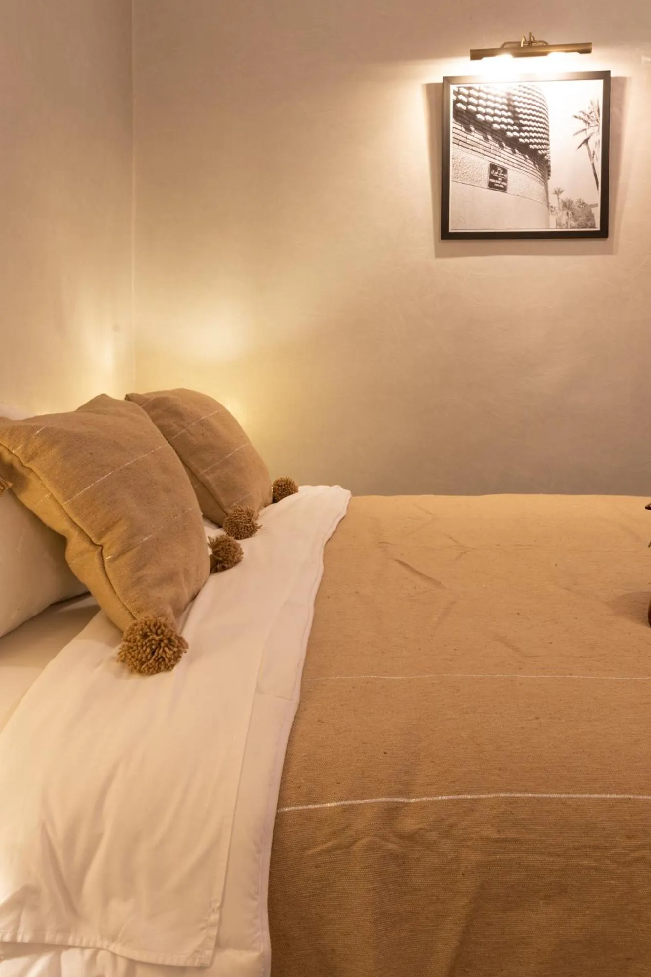 Bed in Riad Ksar Saad & Spa