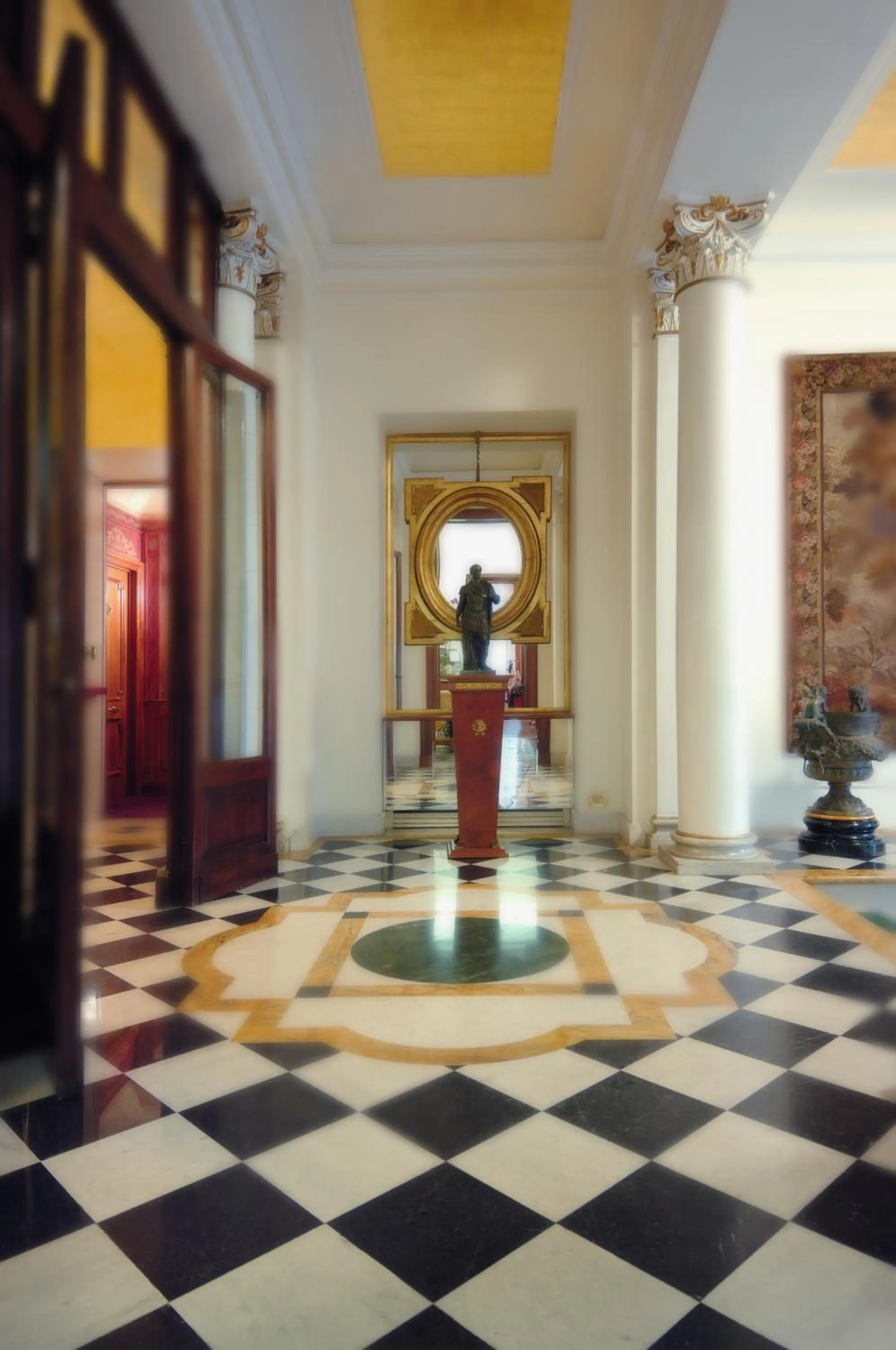 Lobby or reception in Hotel Giulio Cesare