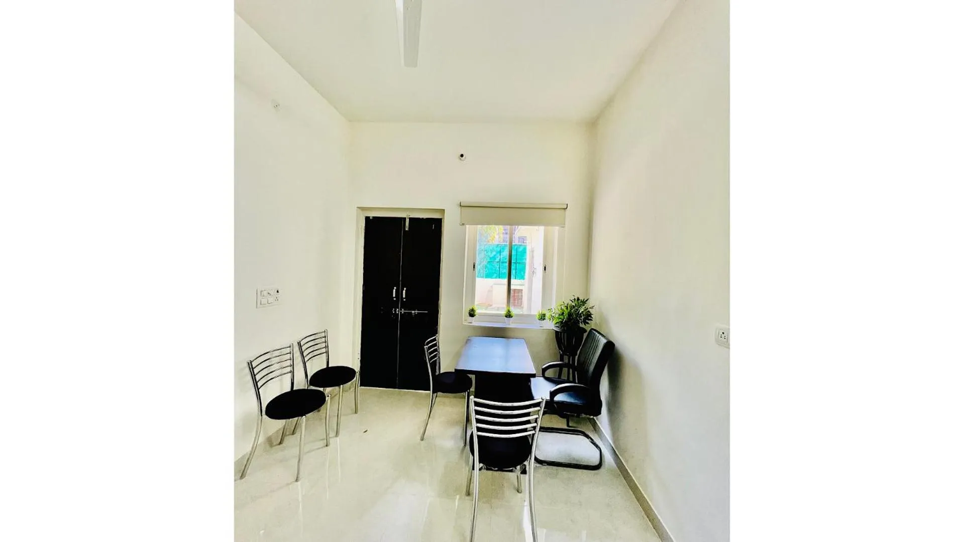 Seating area in Hostel ivory