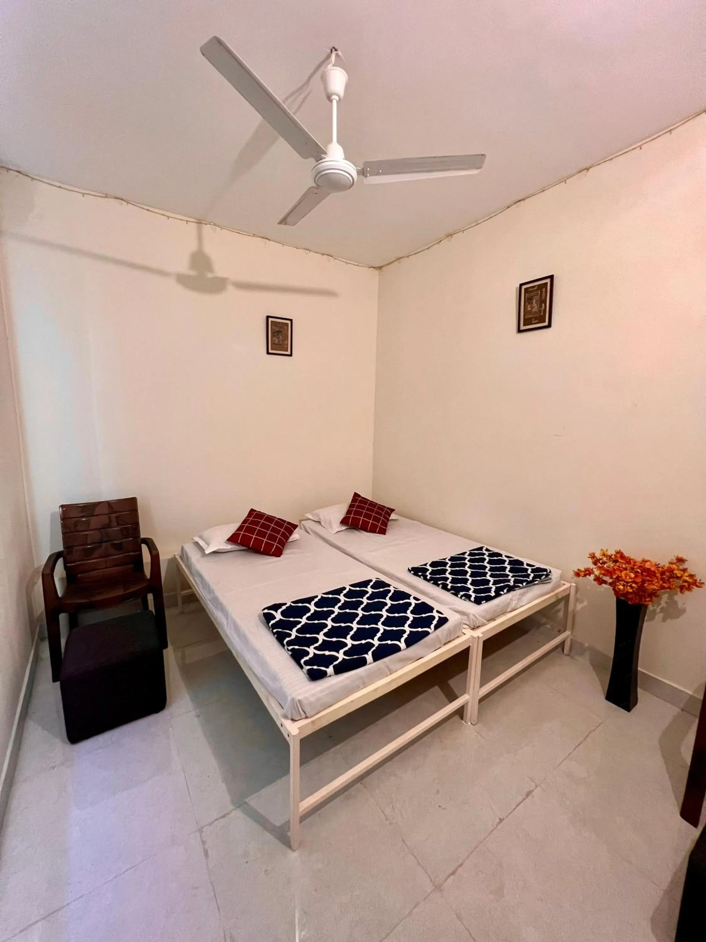 Bed in Hostel ivory