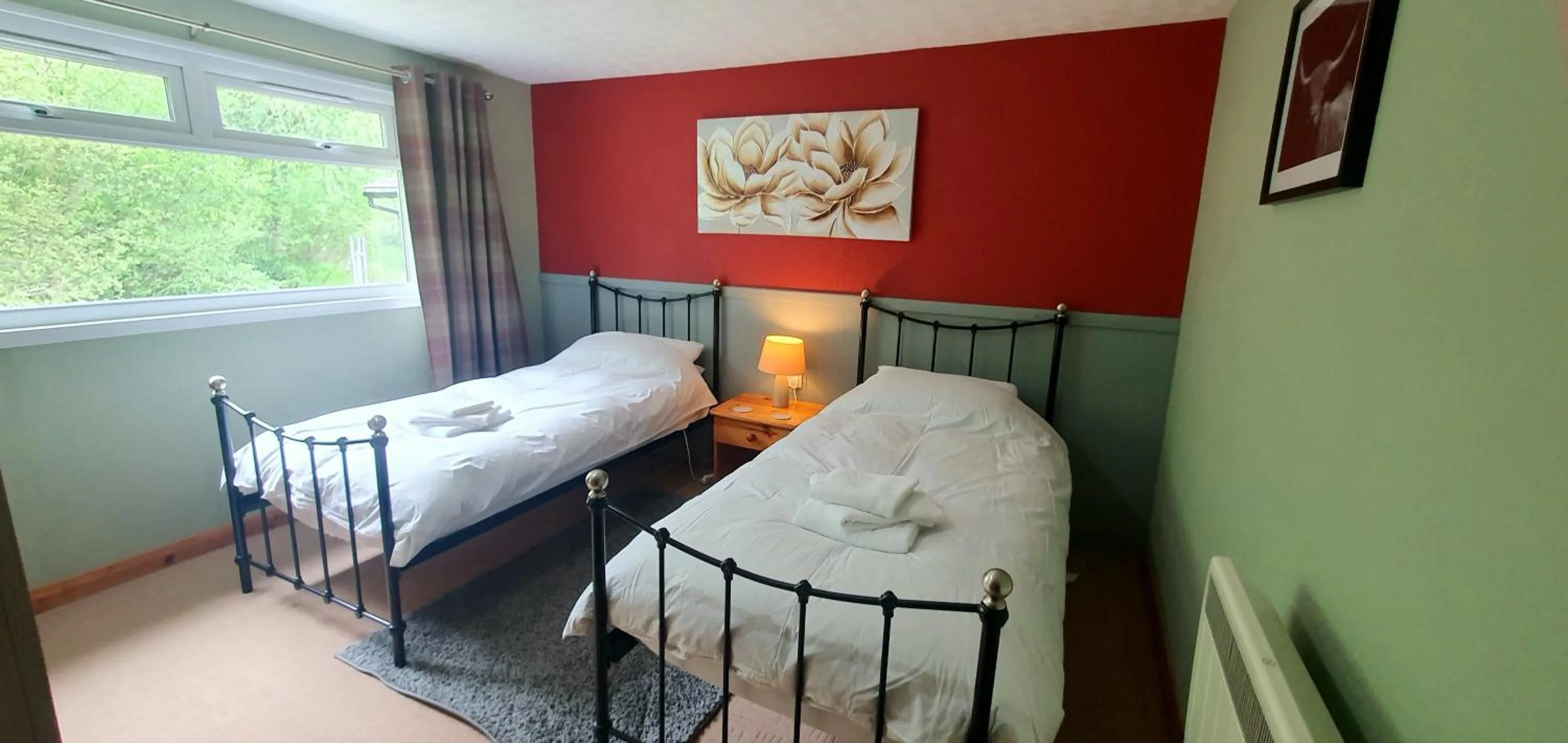 Bed in Torcroft Lodges