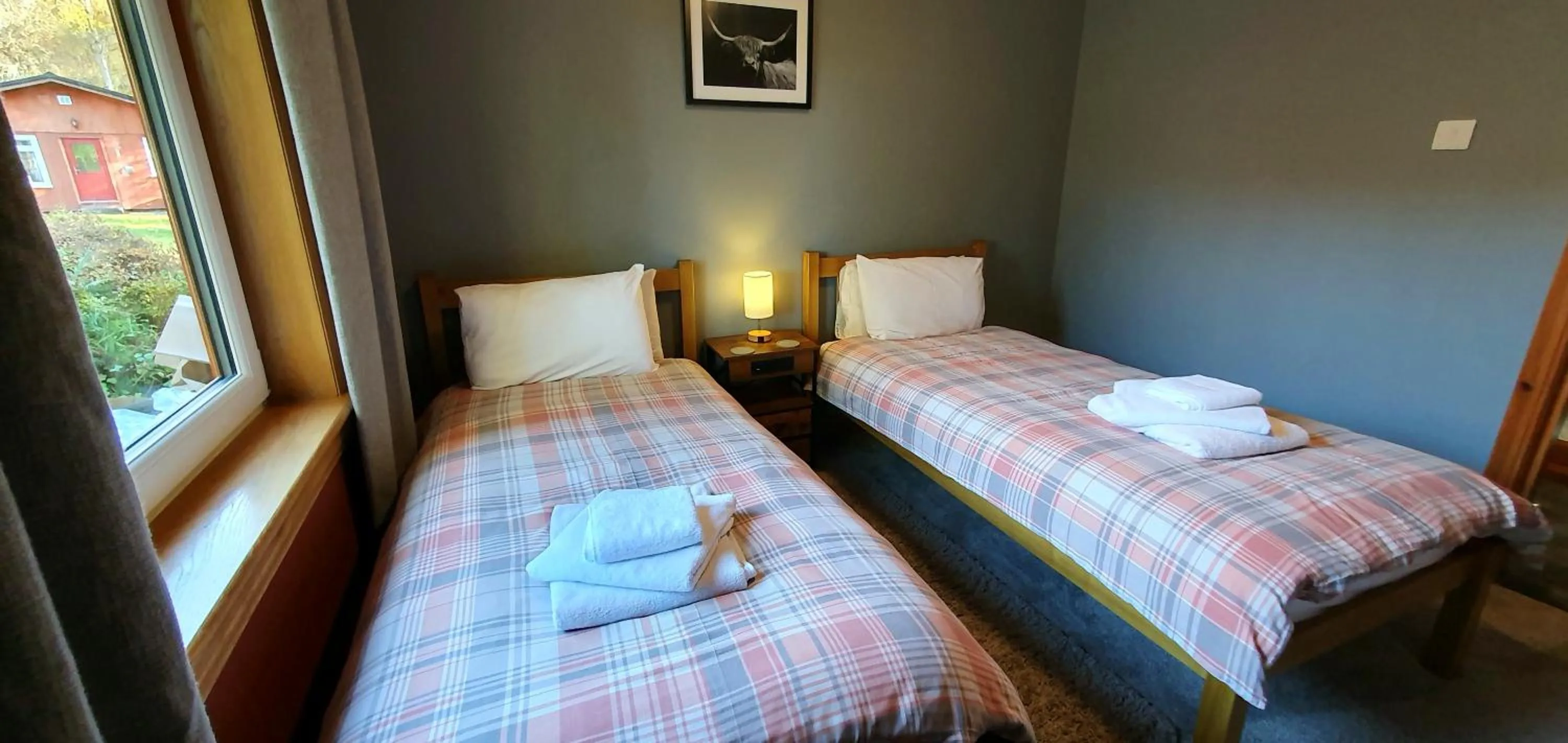 Bed in Torcroft Lodges