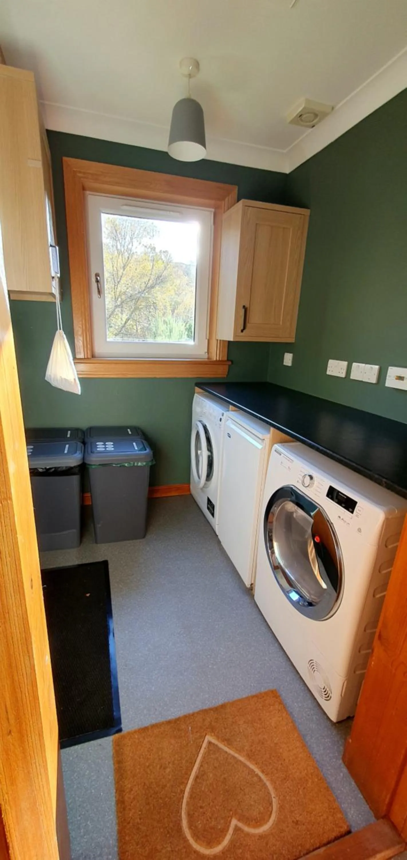 washing machine in Torcroft Lodges