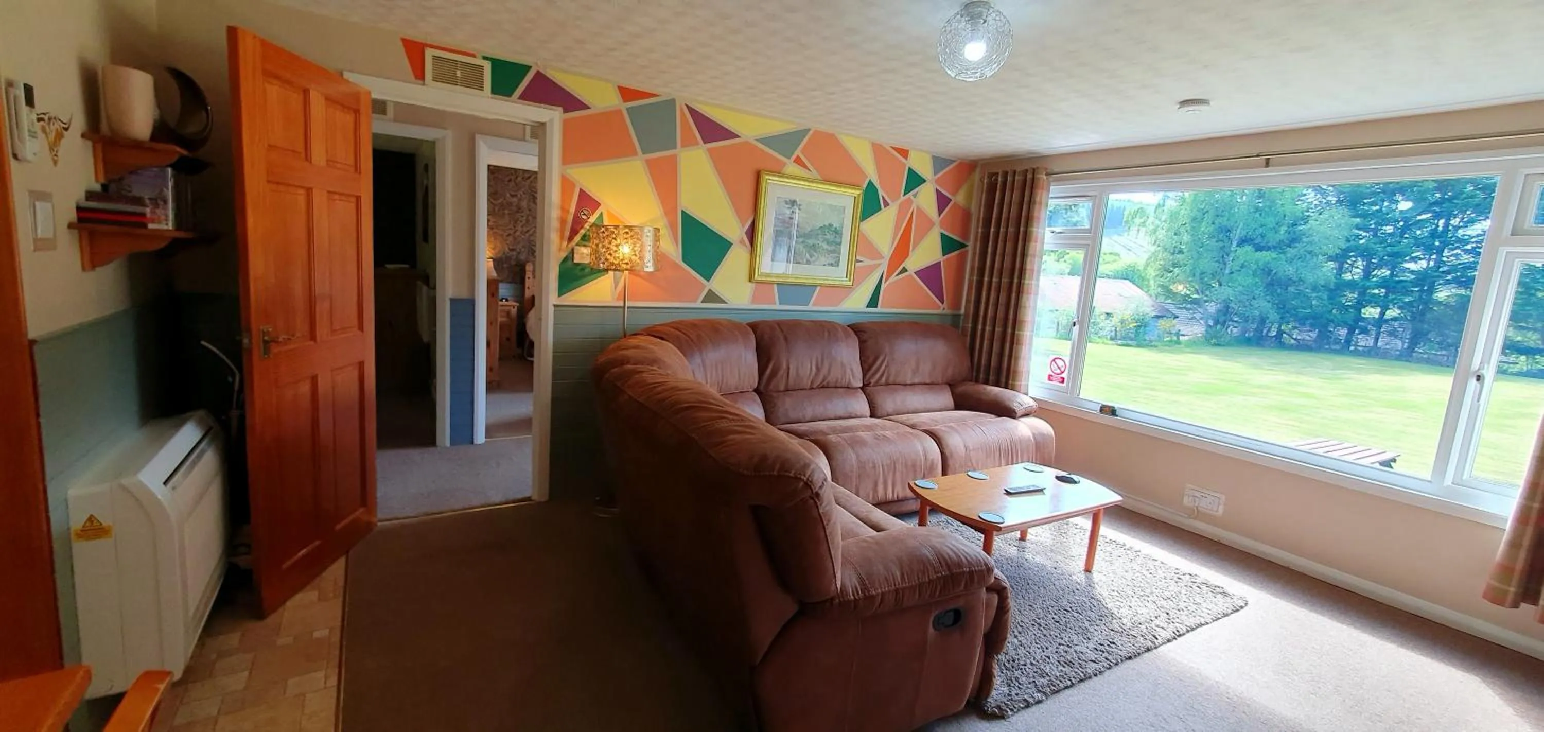 Living room in Torcroft Lodges