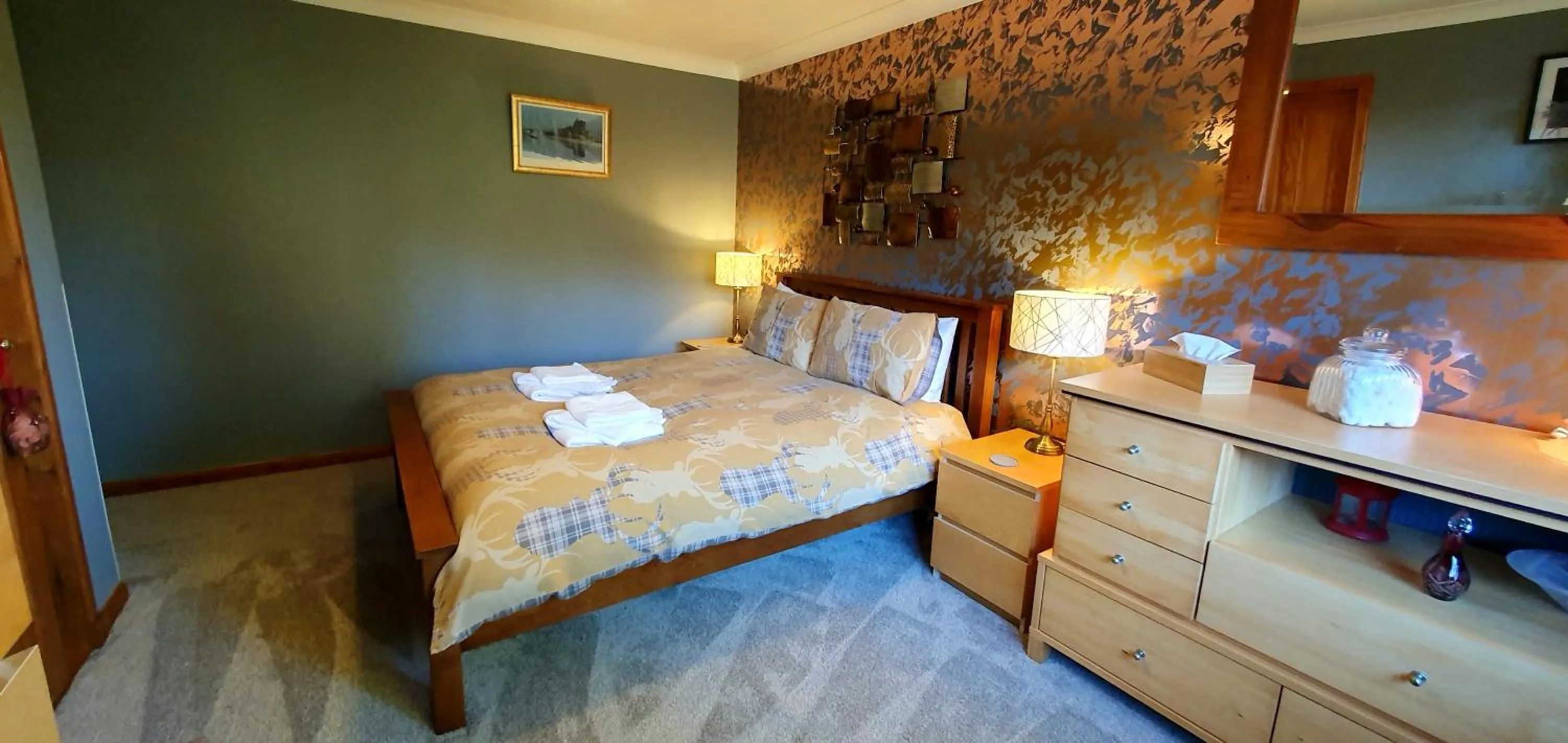 Bed in Torcroft Lodges