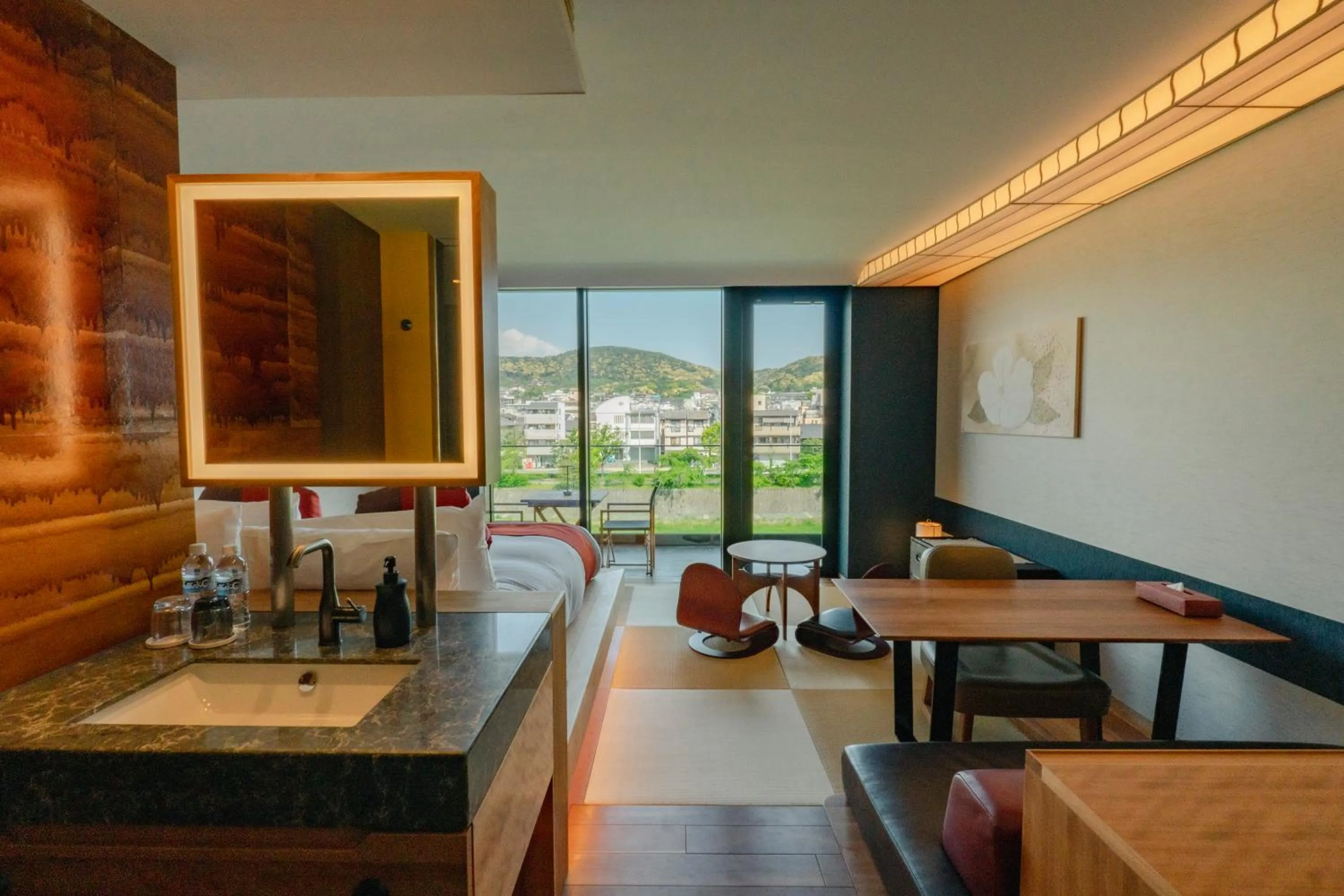 Balcony/Terrace in Genji Kyoto, a Member of Design Hotels