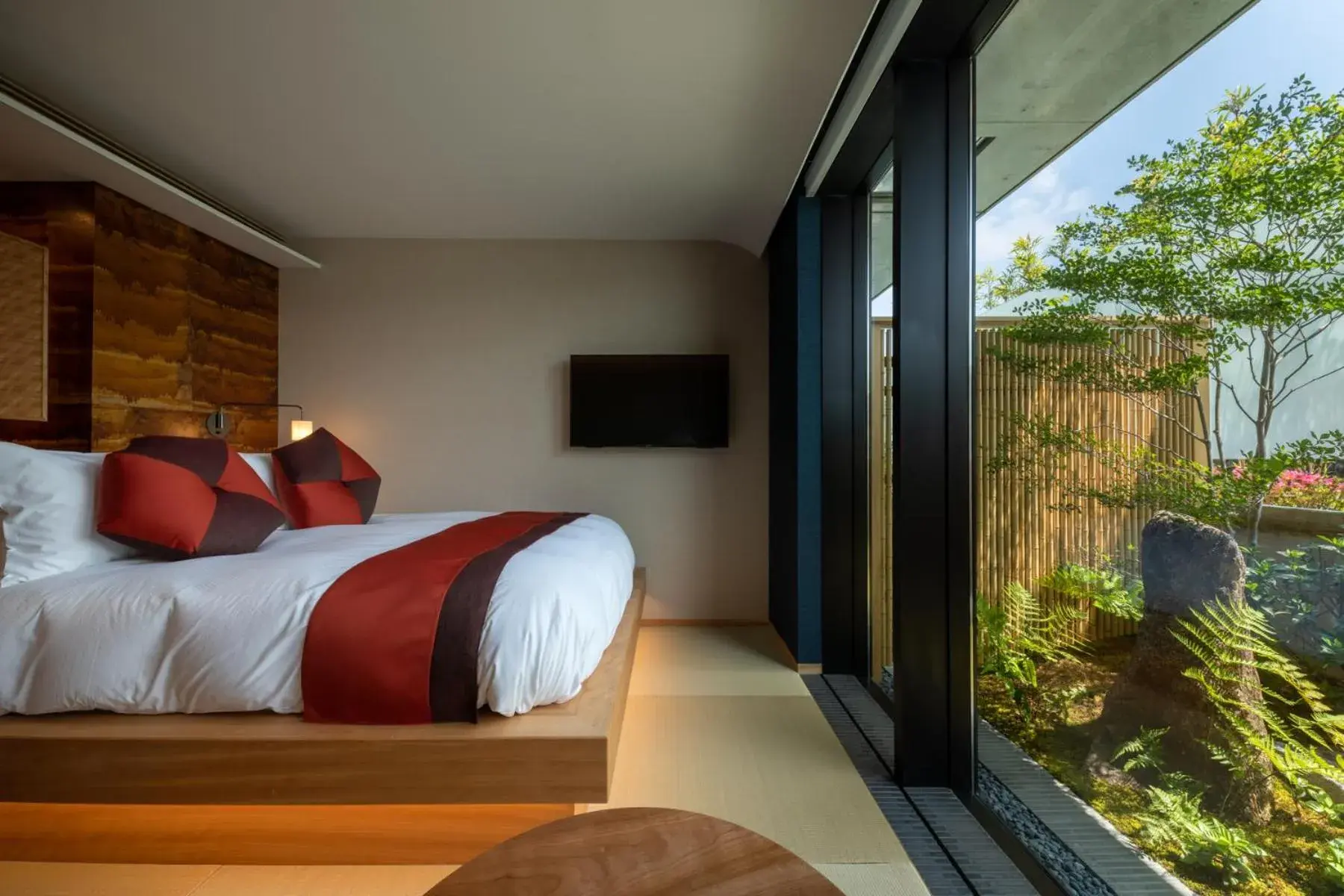 Queen Room with Garden View in Genji Kyoto, a Member of Design Hotels Queen Room with Garden View in Genji Kyoto, a Member of Design Hotels