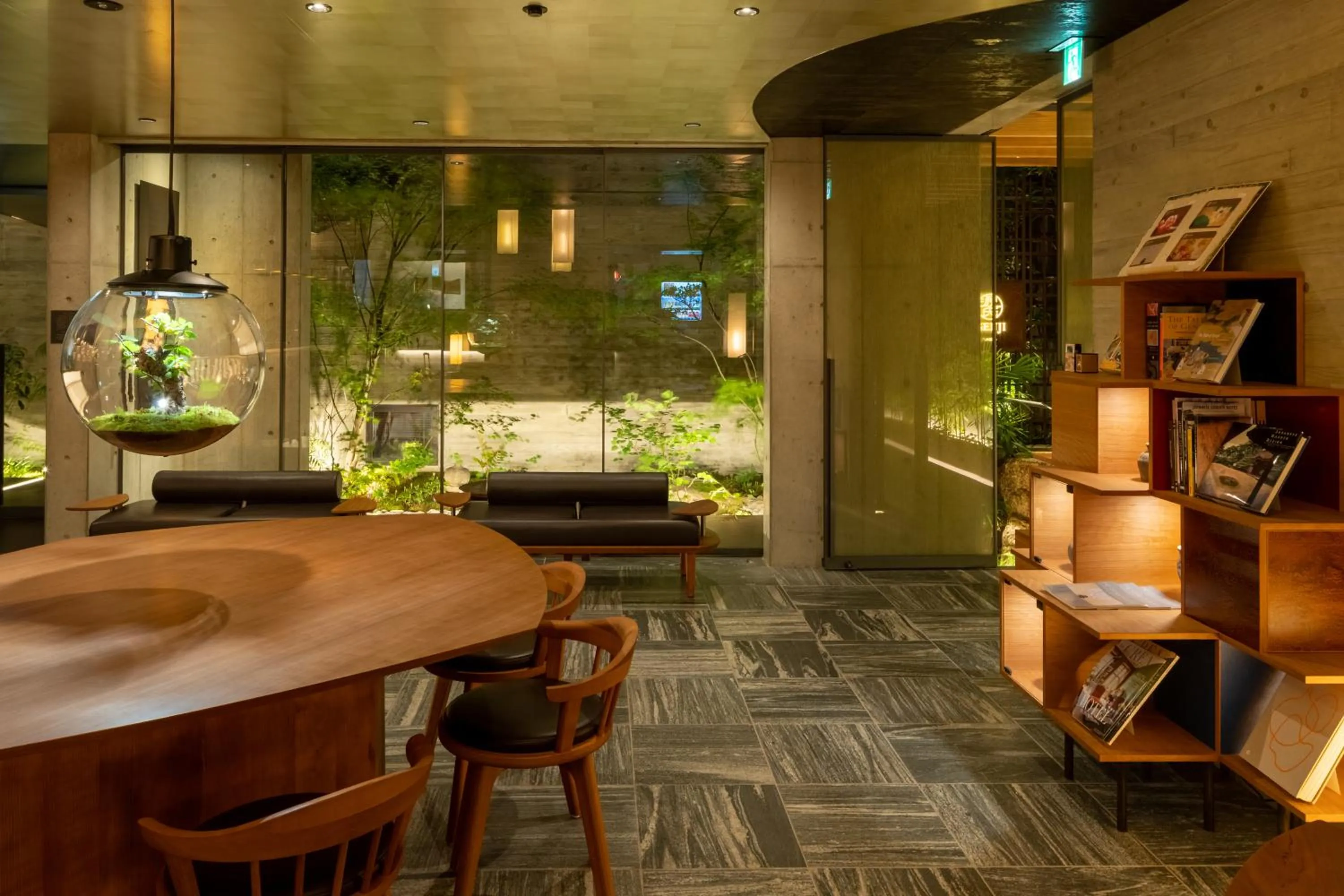 Communal lounge/ TV room in Genji Kyoto, a Member of Design Hotels