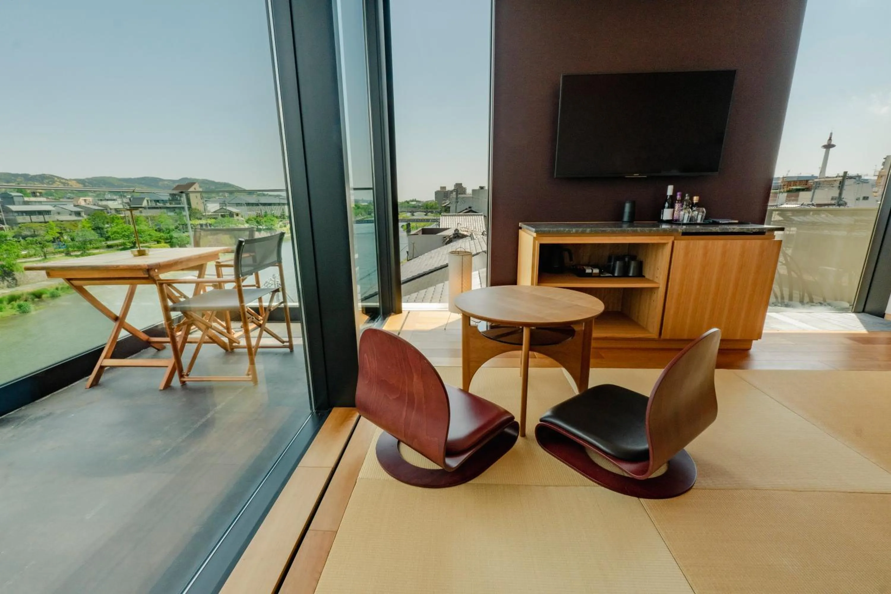 Balcony/Terrace in Genji Kyoto, a Member of Design Hotels