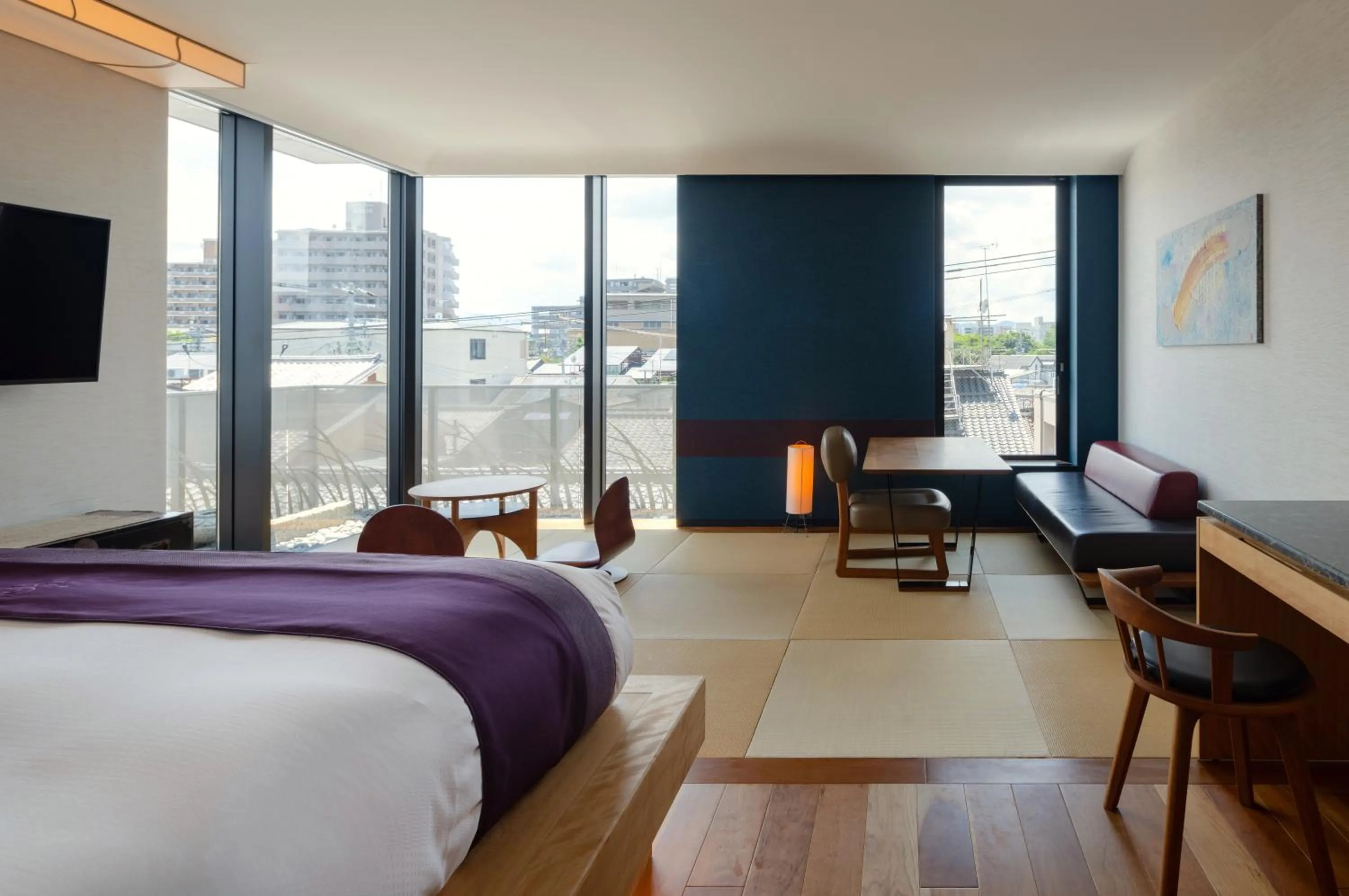 Bedroom, Bed in Genji Kyoto, a Member of Design Hotels
