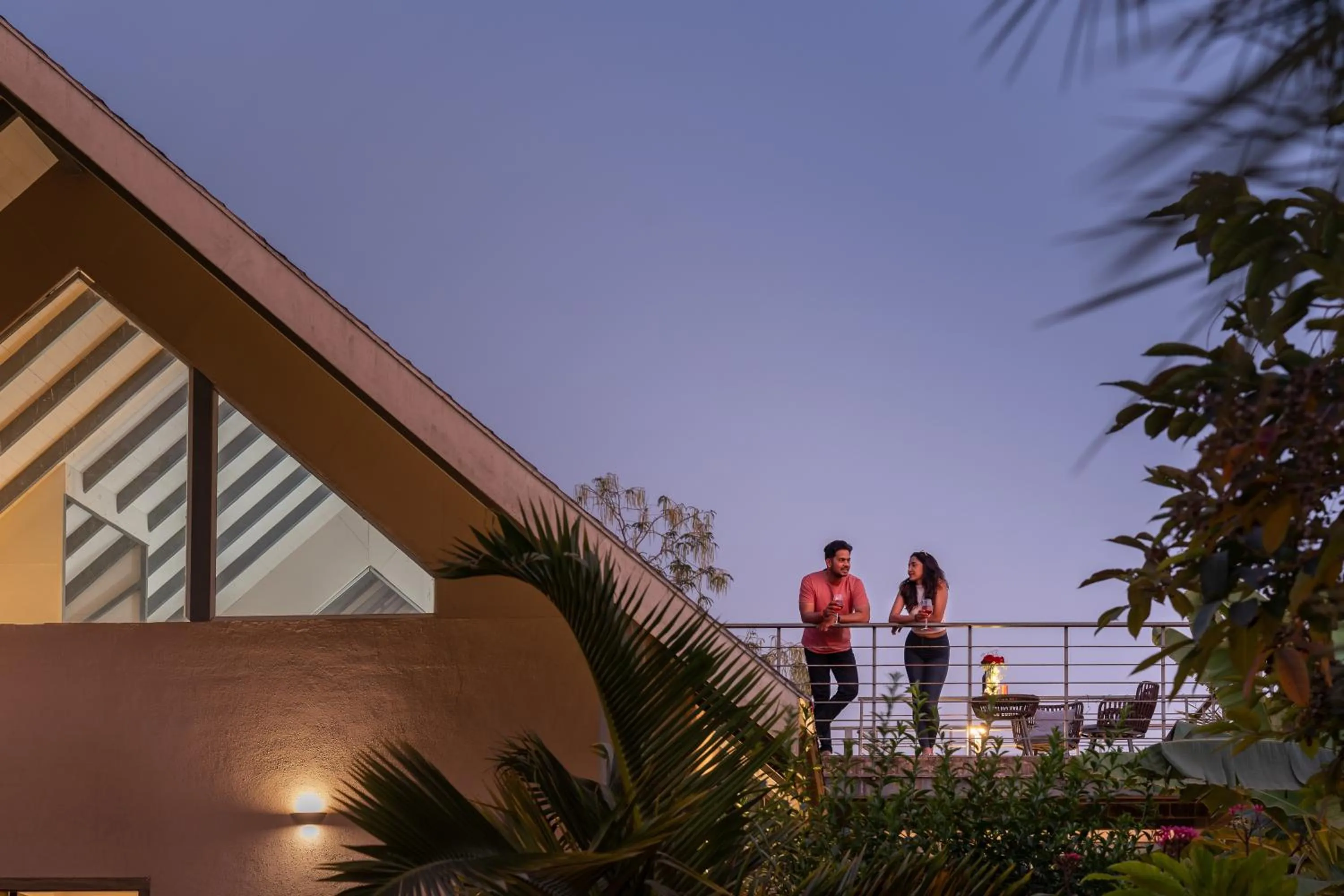 SaffronStays Eden - 3BR vineyard-side pool villa with jacuzzi, farm dining, stargazing deck & lawns for celebrations