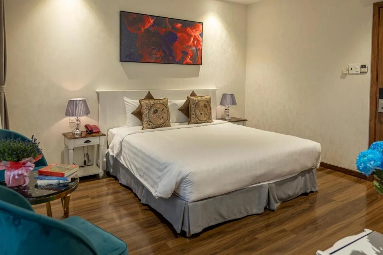 Bed in Thao Trang Laluxe Hotel Phu My Hung