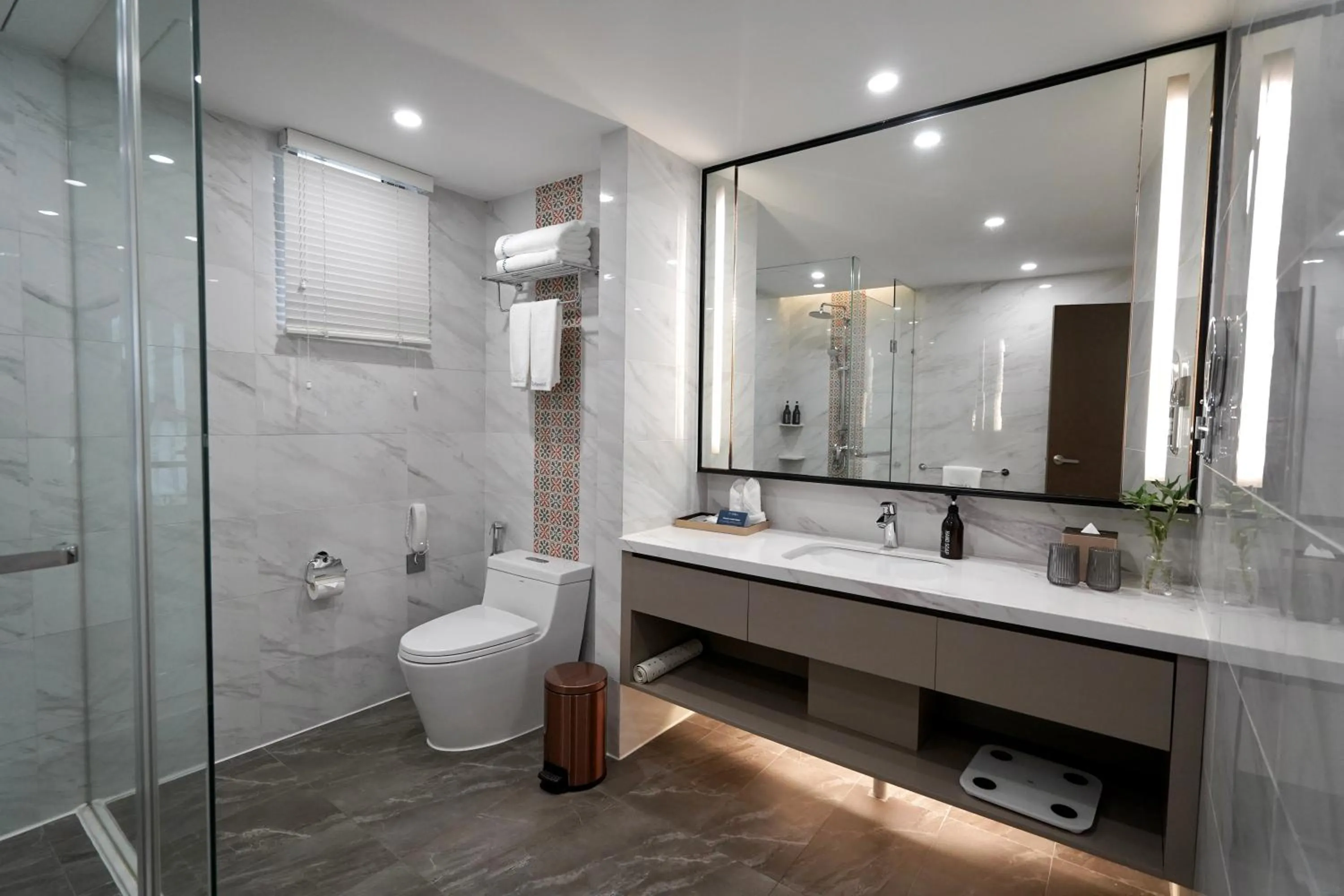 Bathroom in Oakwood Premier Phnom Penh