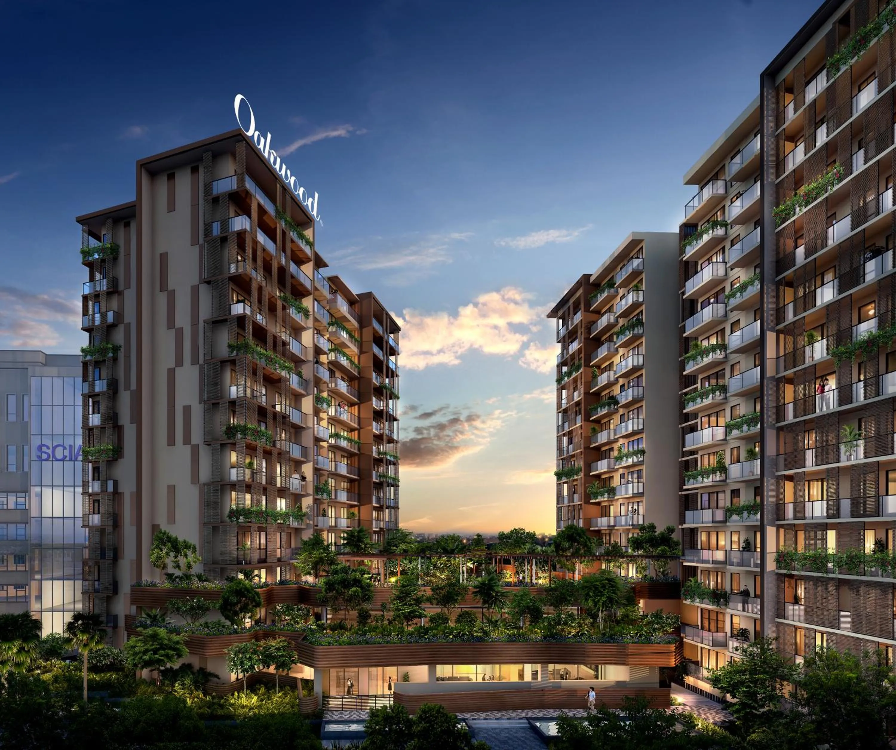 Property building in Oakwood Premier Phnom Penh