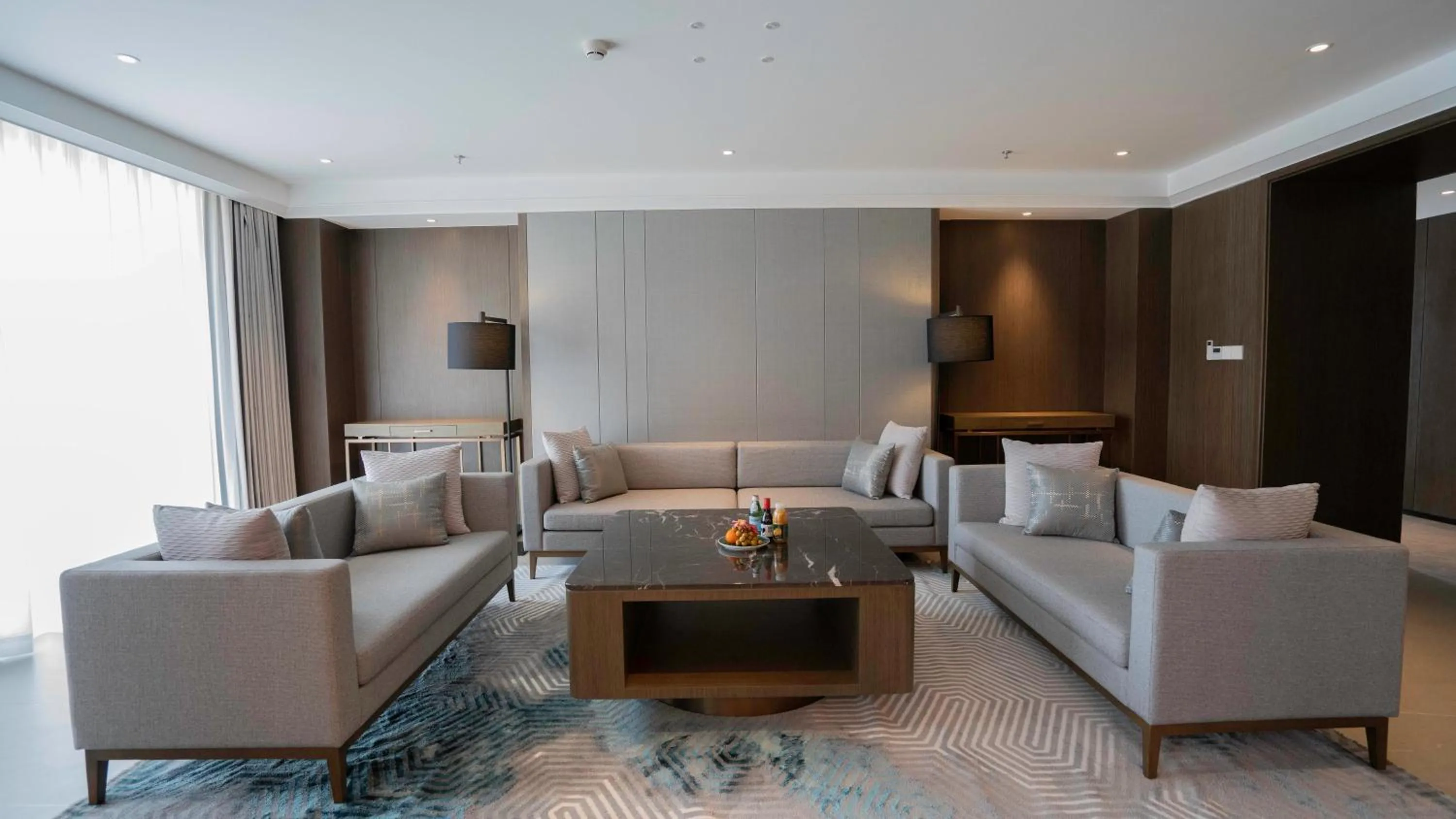 Living room in Oakwood Premier Phnom Penh