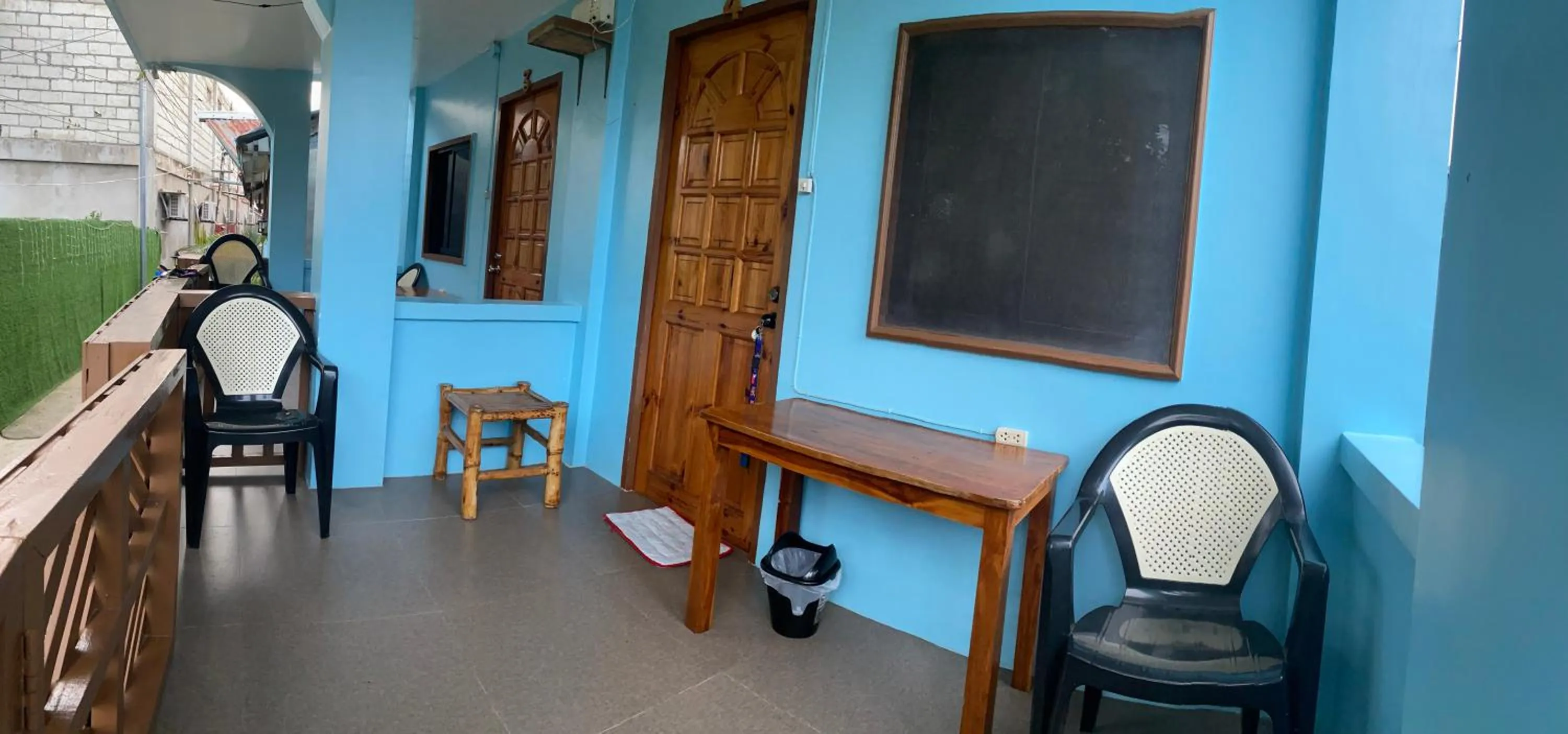 Seating area in A&C Aquino Guesthouse