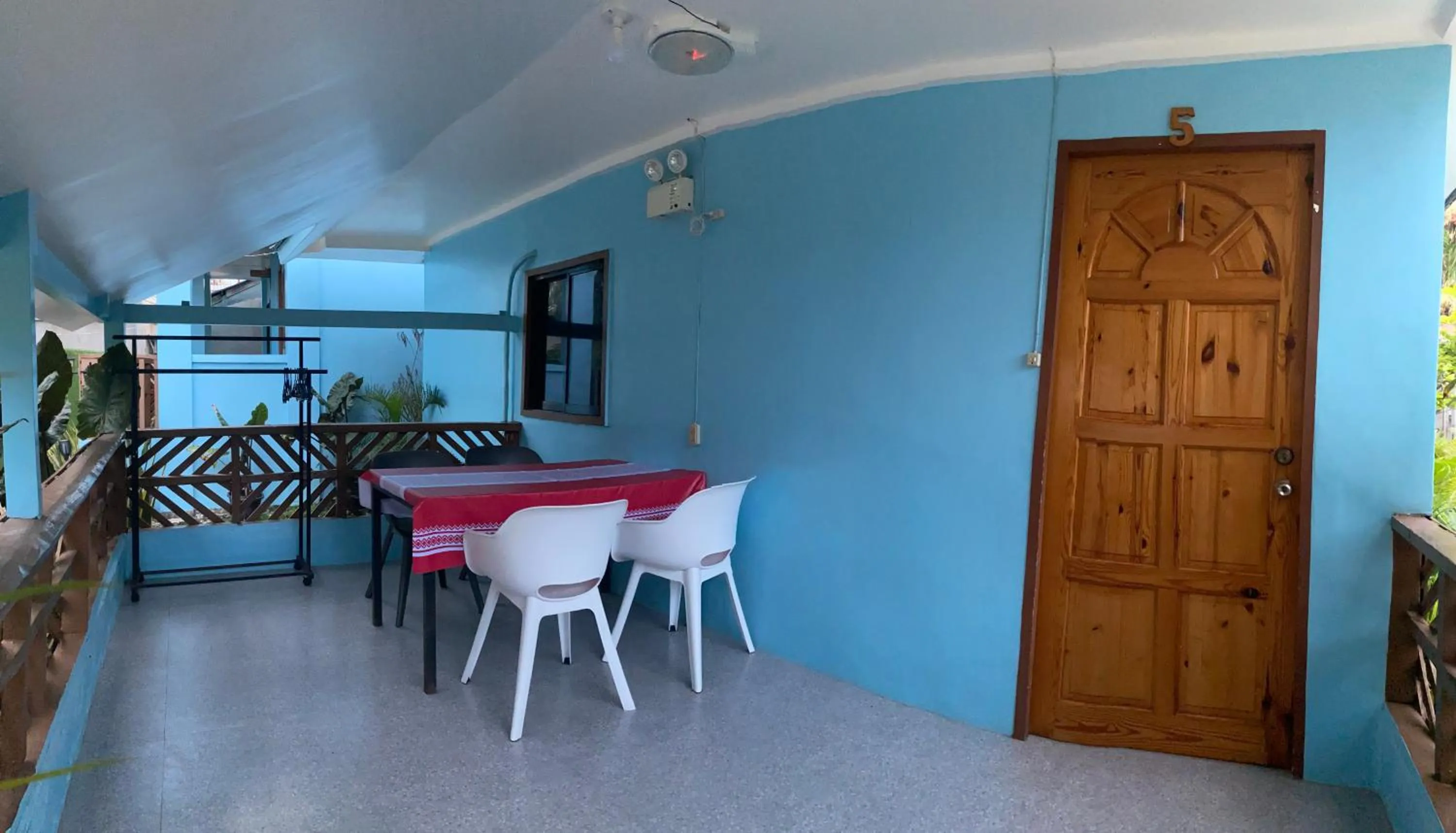 Seating area in A&C Aquino Guesthouse