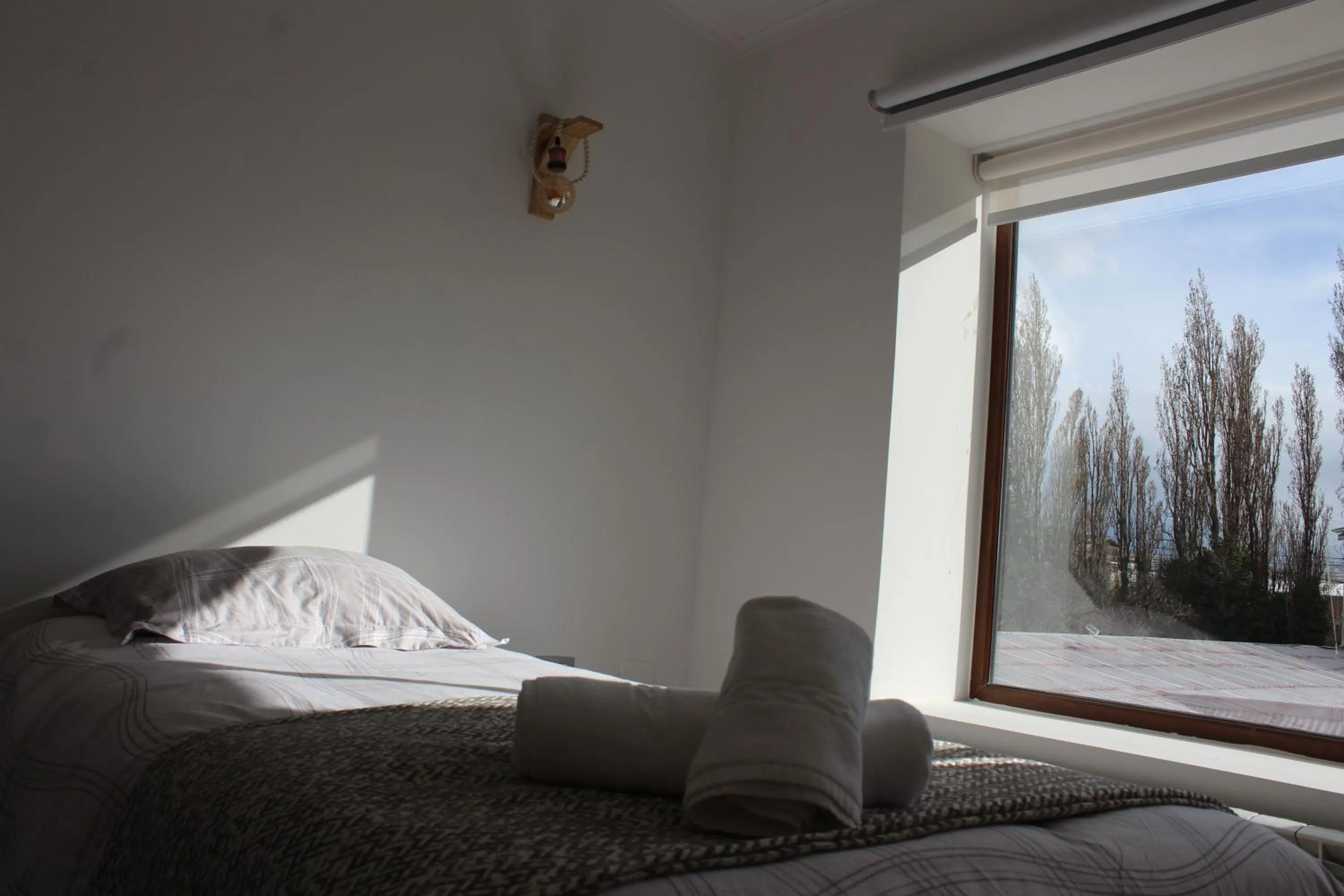 Bed in Hostal Alamo Patagonico