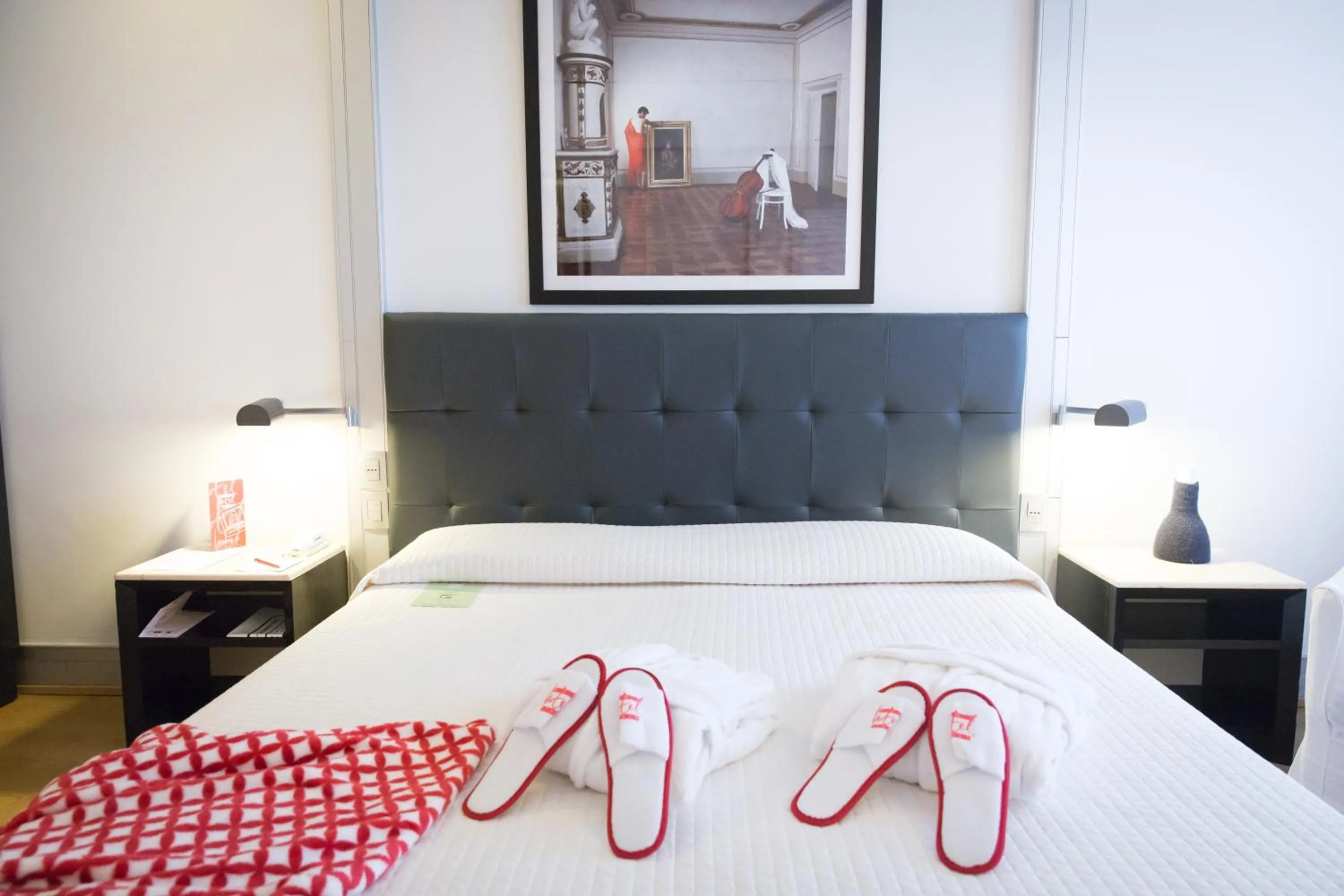 Bedroom, Bed in Art Hotel Museo