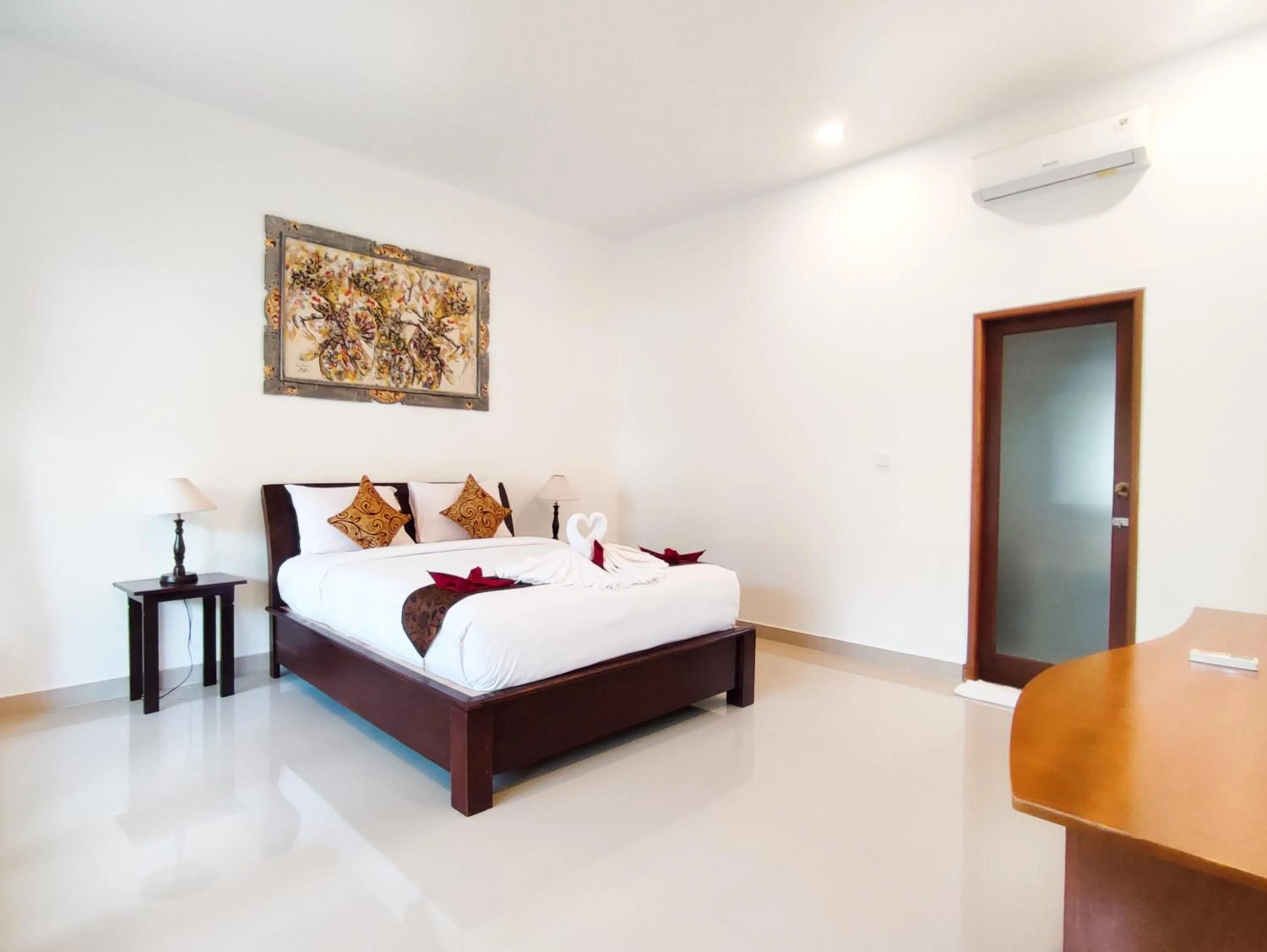Bed in The Bali Menjangan Boutique Villas & Dive Center