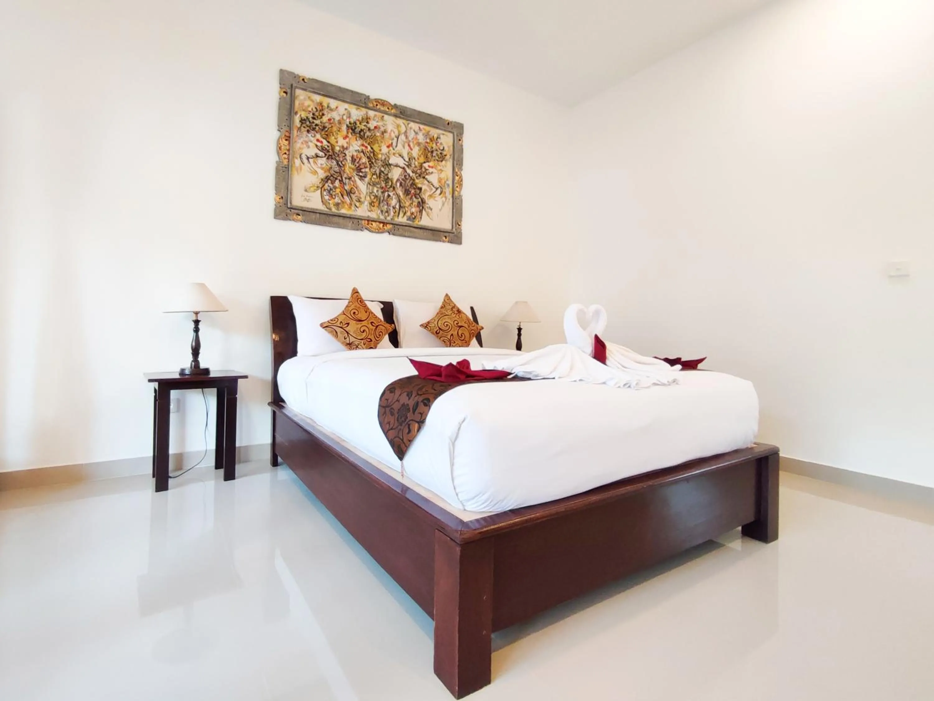 Bed in The Bali Menjangan Boutique Villas & Dive Center