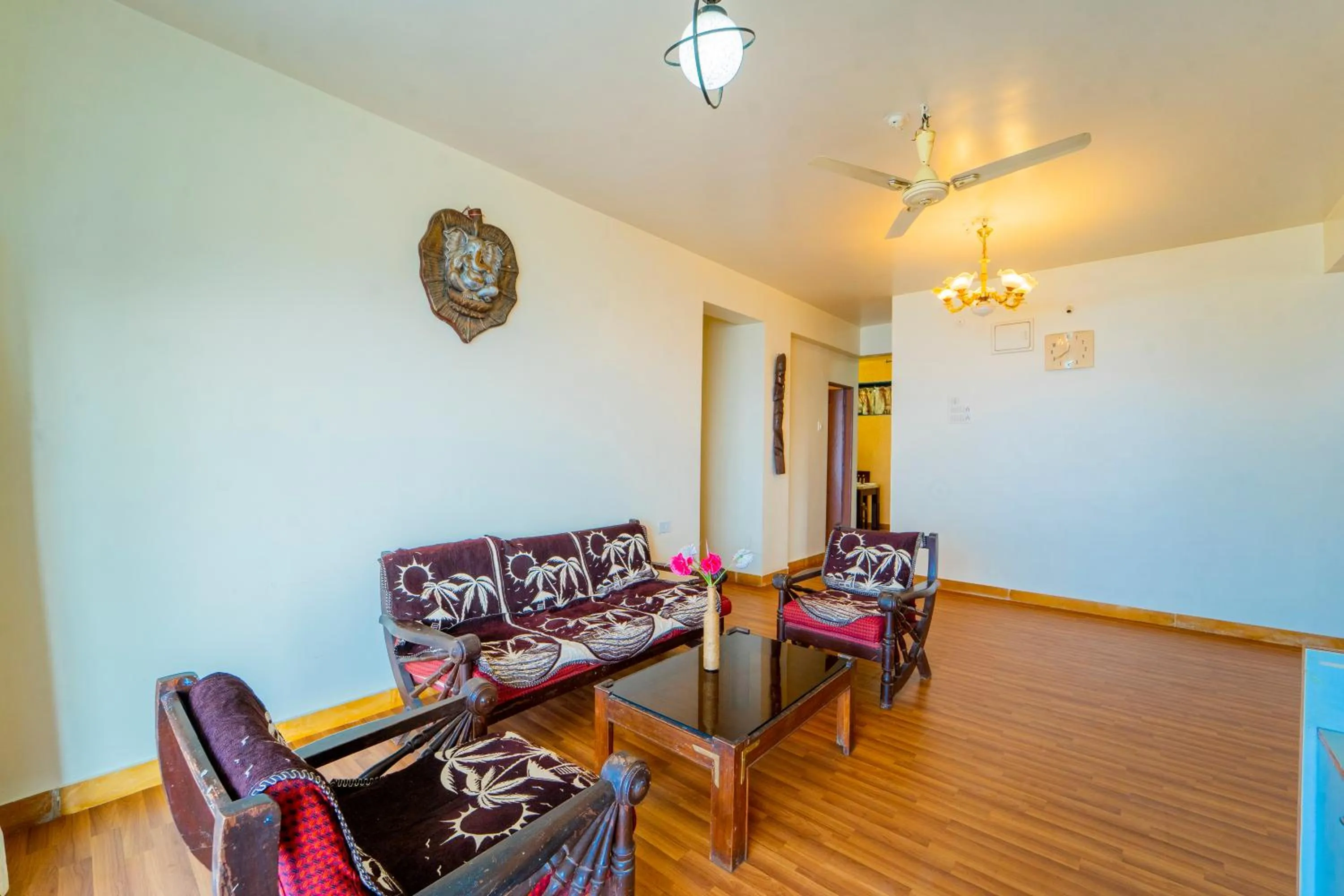 Living room in Sharayu Holidays Valley View