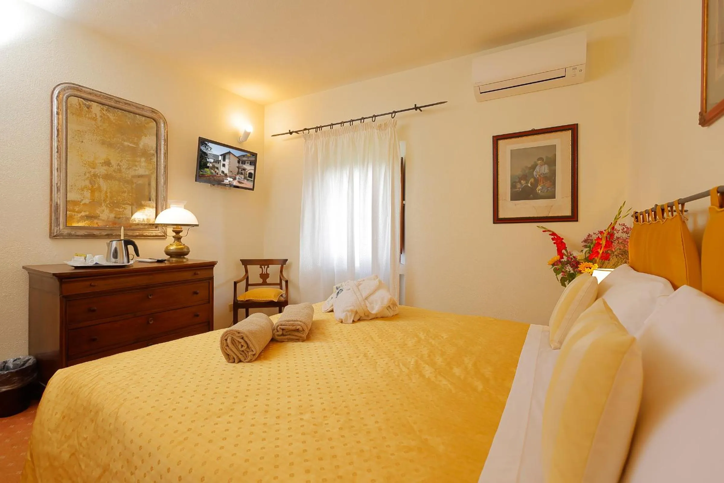 Bed in Relais Vignale & Spa