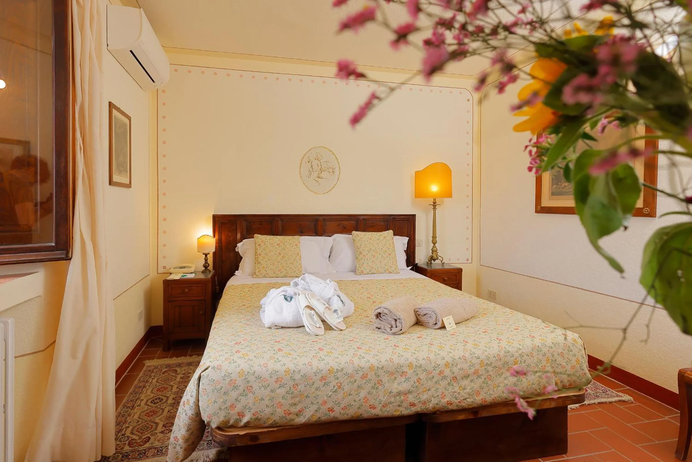 Bed in Relais Vignale & Spa