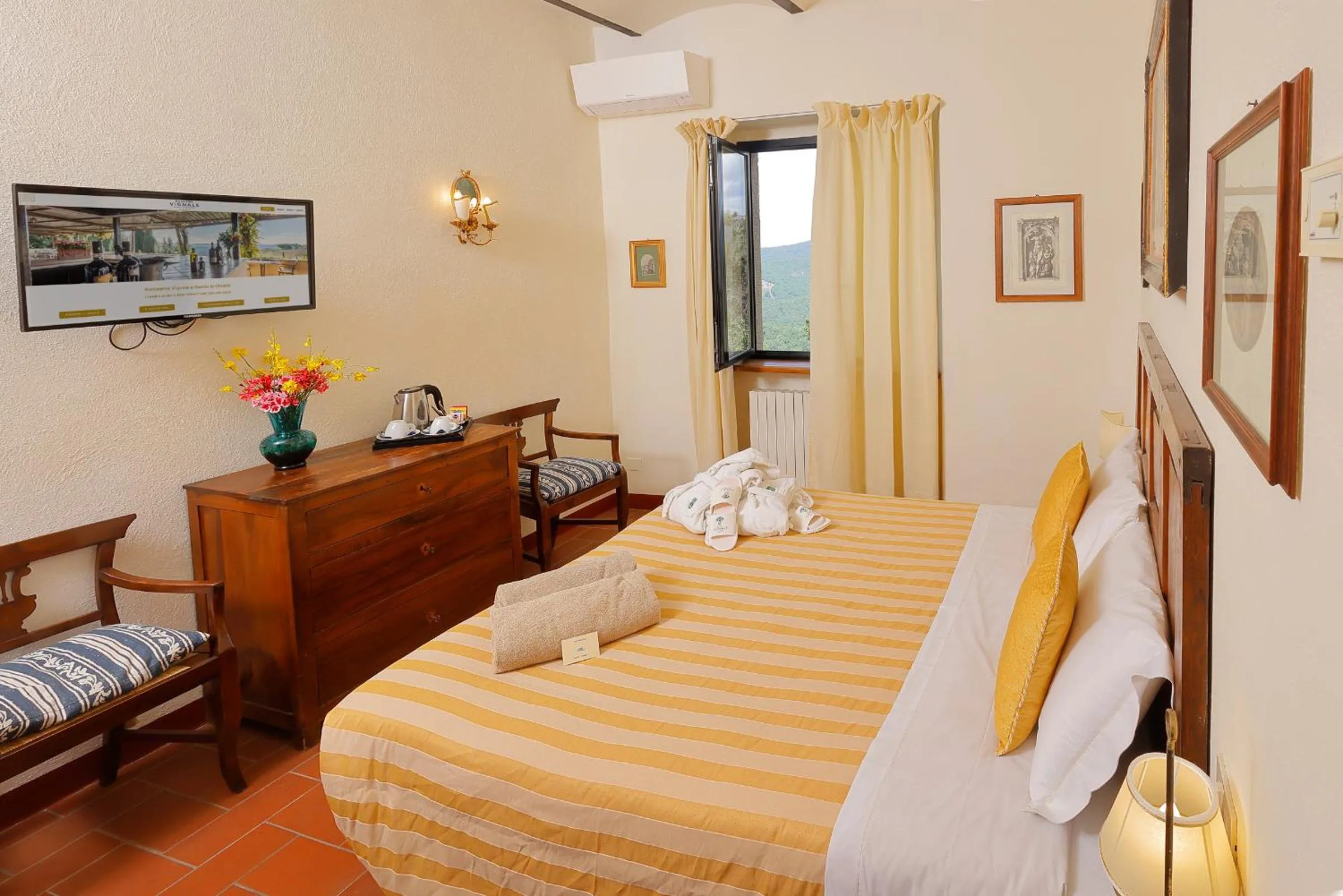 Bed in Relais Vignale & Spa