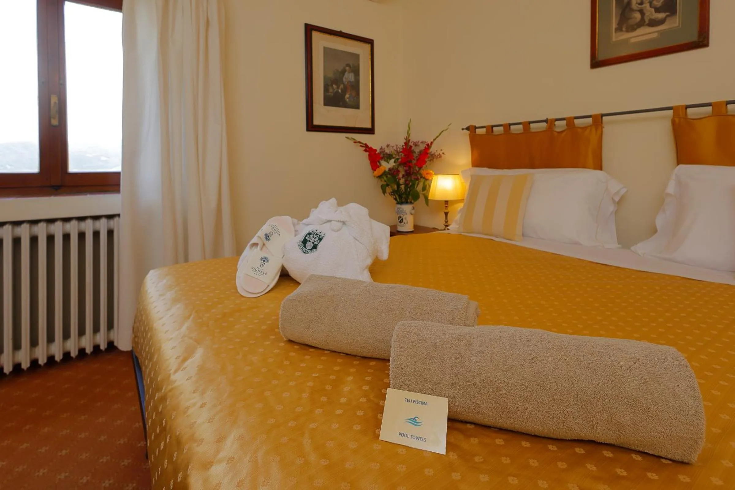 Bed in Relais Vignale & Spa