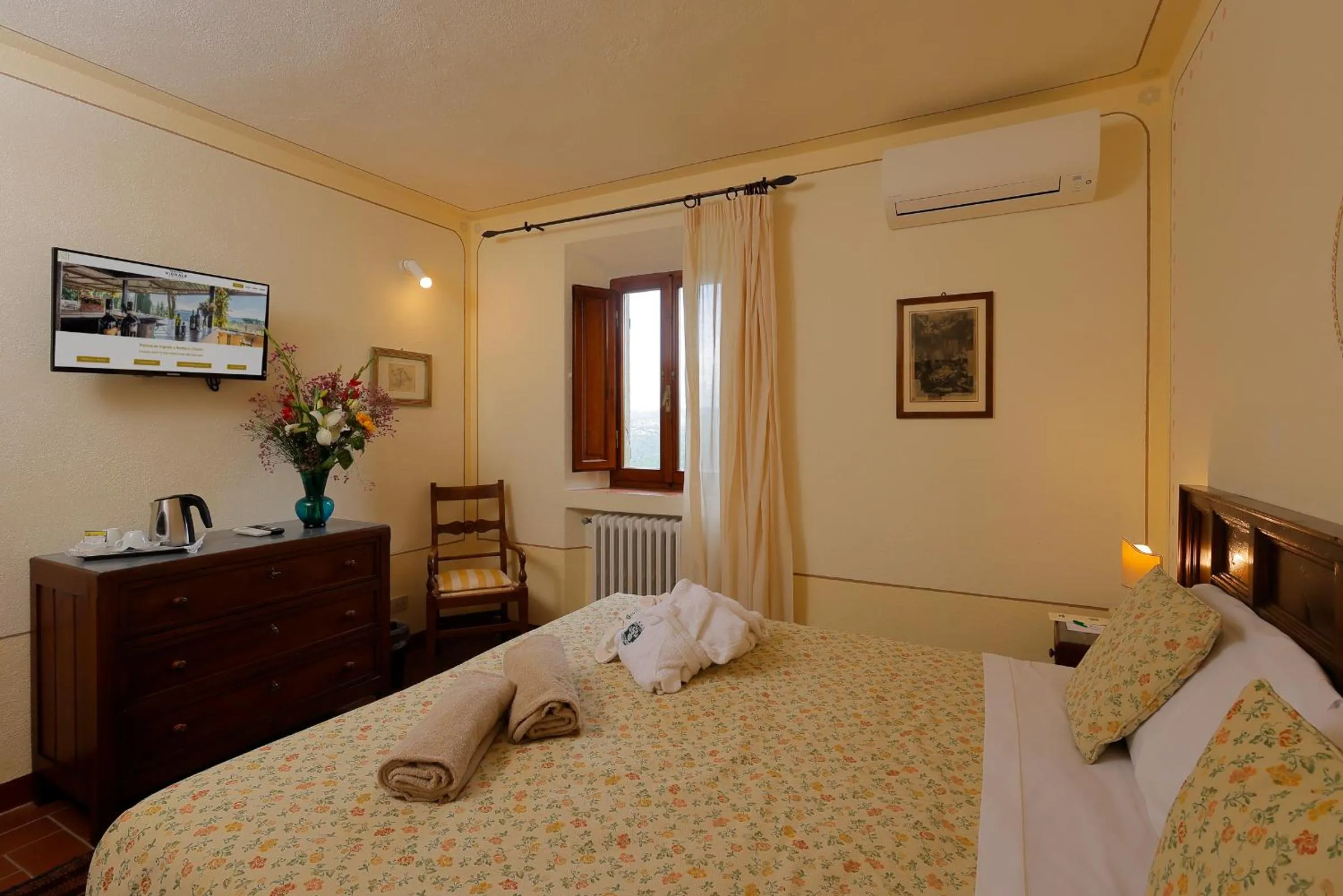 Bed in Relais Vignale & Spa