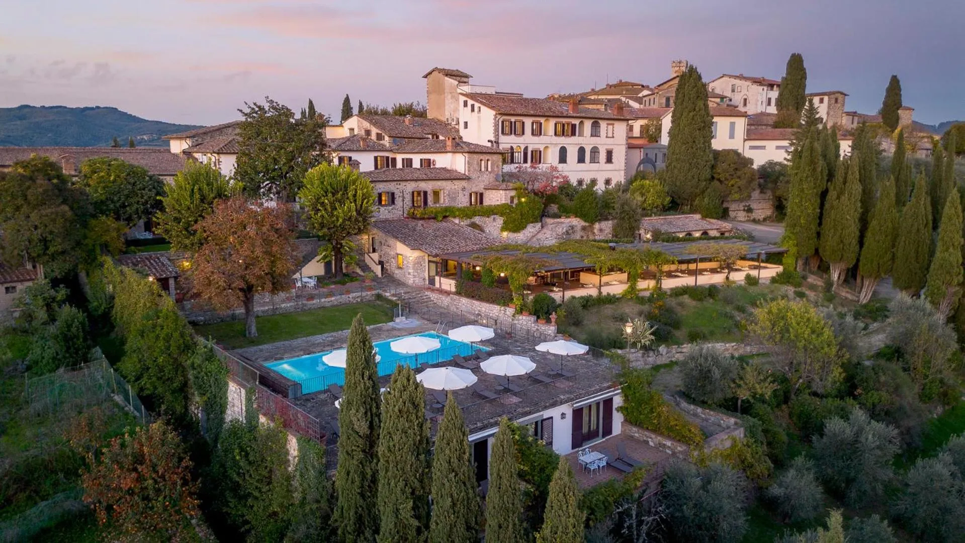 Bird's eye view in Relais Vignale & Spa