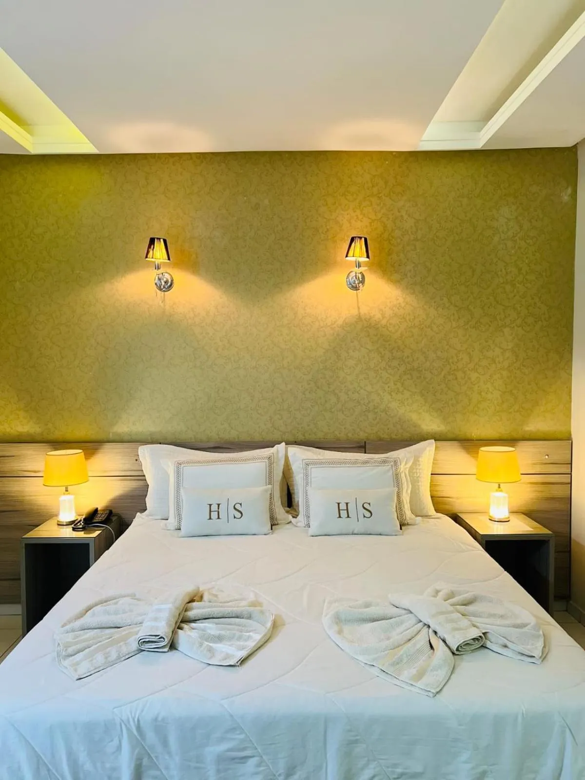 Bed in Hotel Sabrina