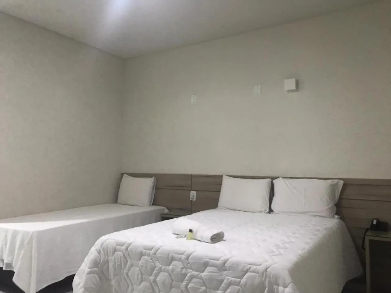 Bed in Hotel Sabrina