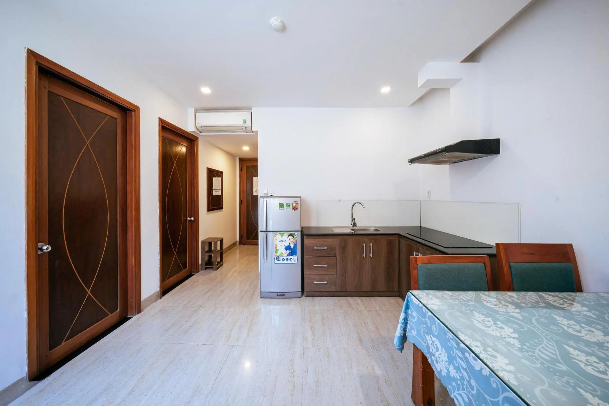 Kitchen or kitchenette, Bed in Ocean Garden Boutique Da Nang by Haviland