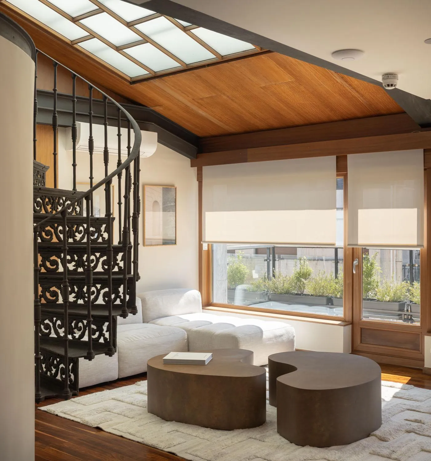 Living room in The Passage Apartments