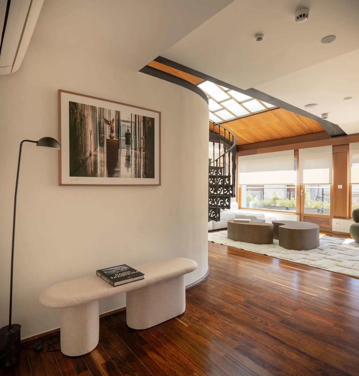 Seating area in The Passage Apartments