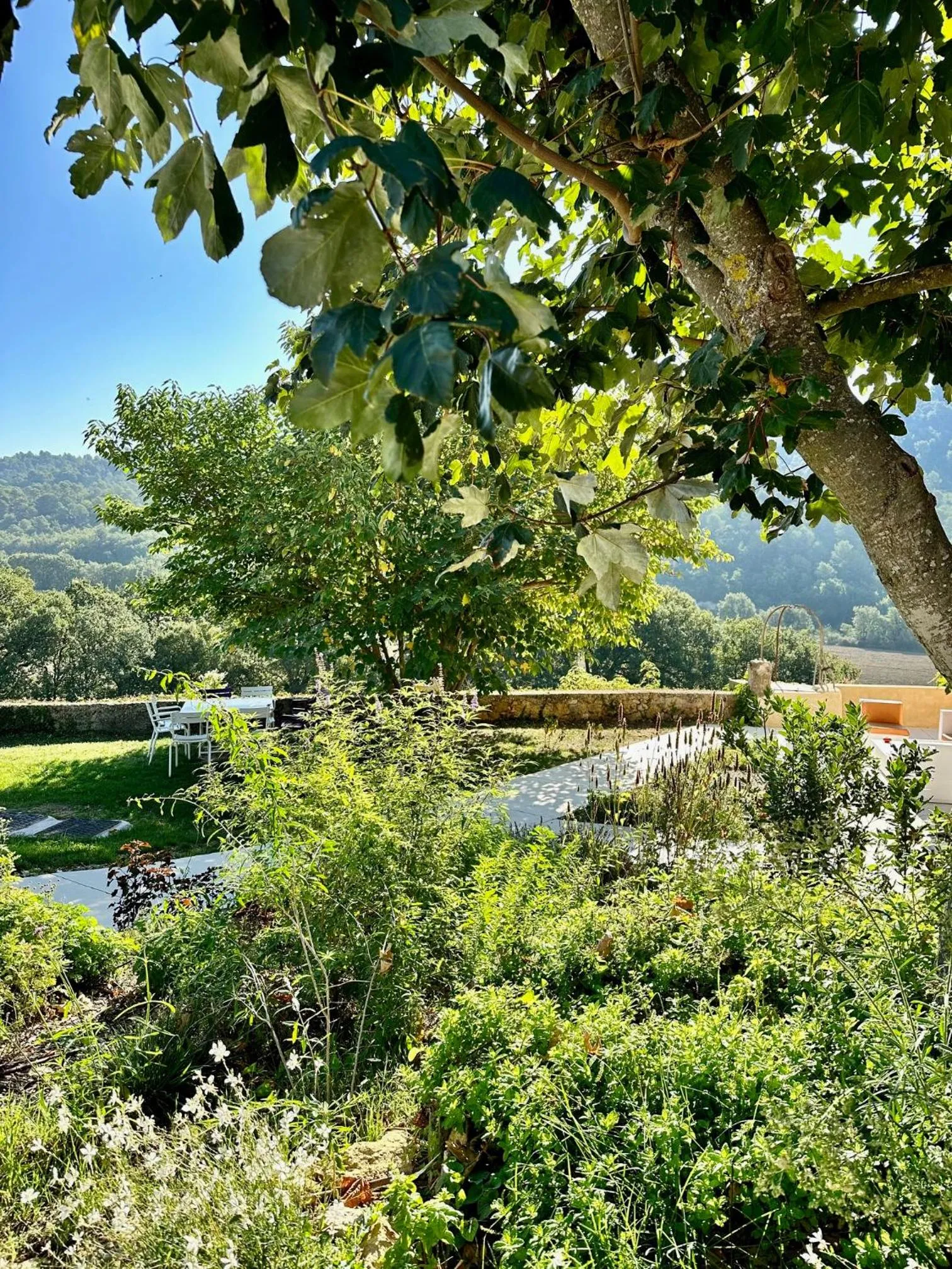 Natural landscape in Domaine La Ferme HI bride