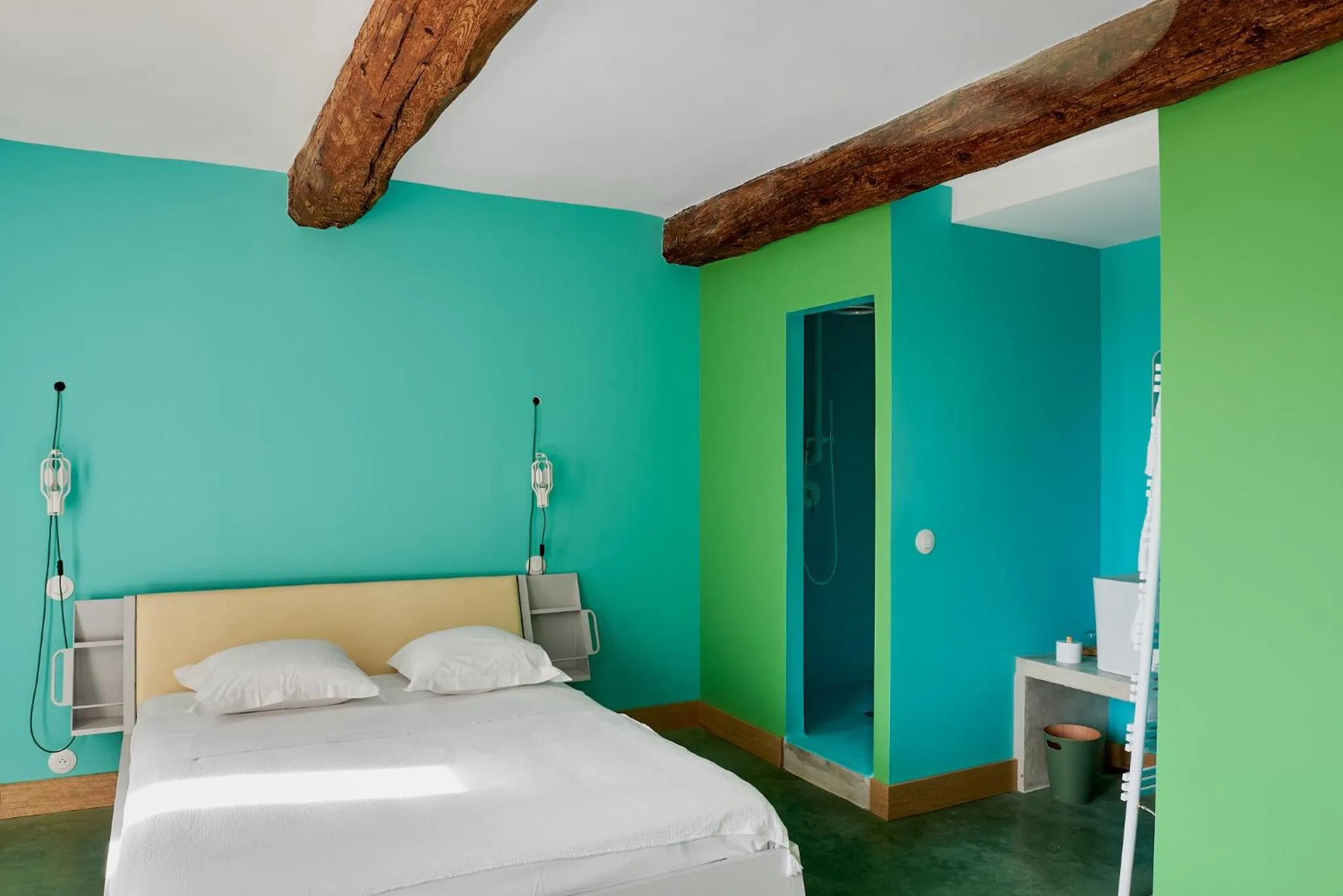 Bedroom, Bed in Domaine La Ferme HI bride