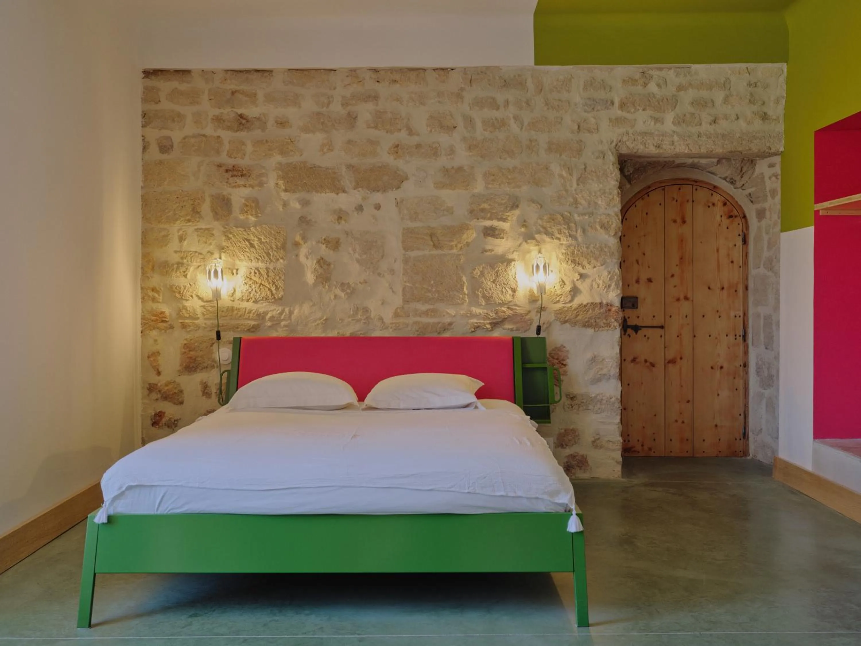 Bedroom, Bed in Domaine La Ferme HI bride