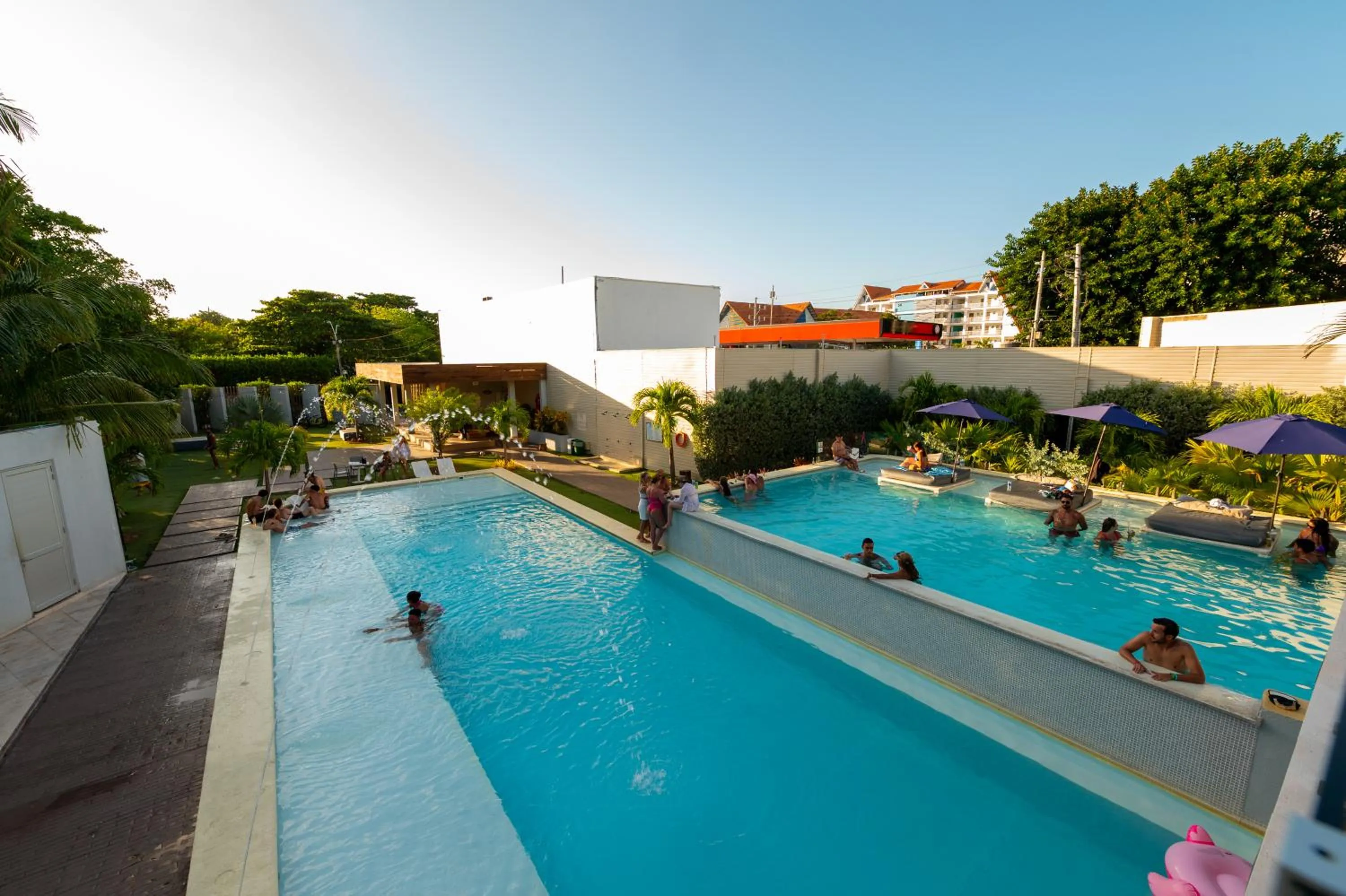 Garden view in Dreamer Beach Club