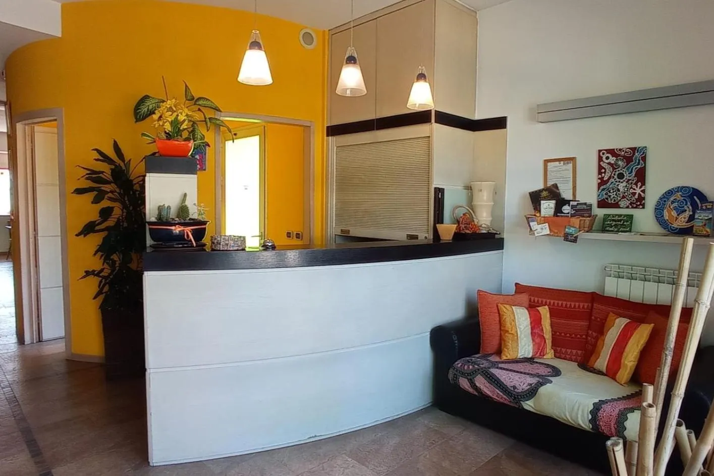 Lobby or reception in Hotel I Cedri