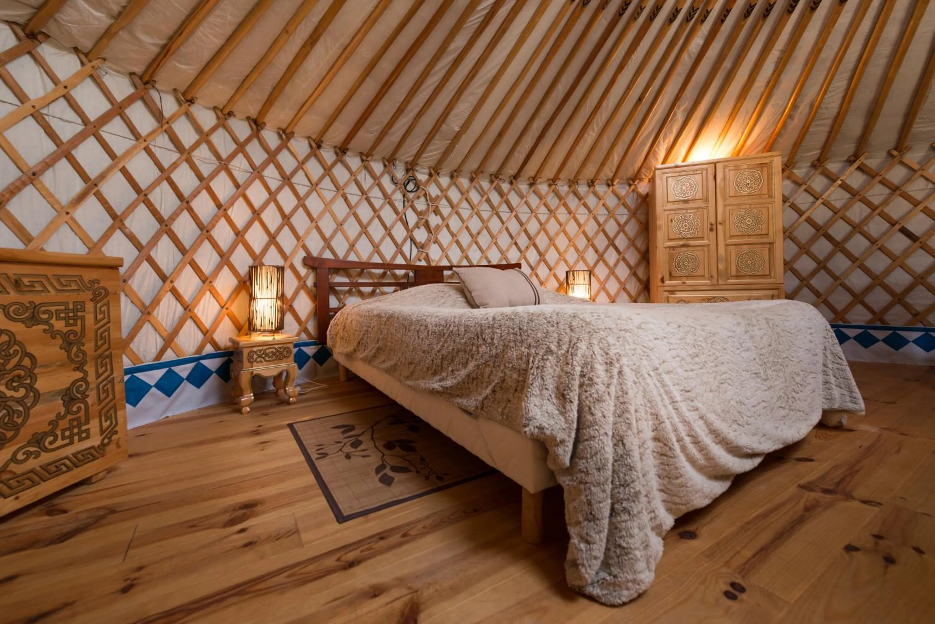 Bed in Domaine Arvor & Spa