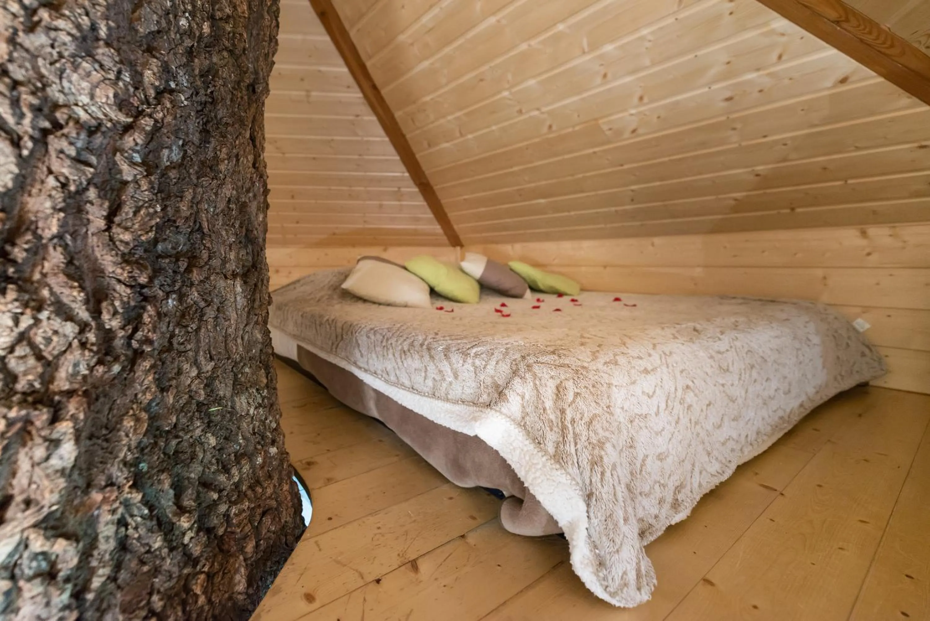 Bed in Domaine Arvor & Spa