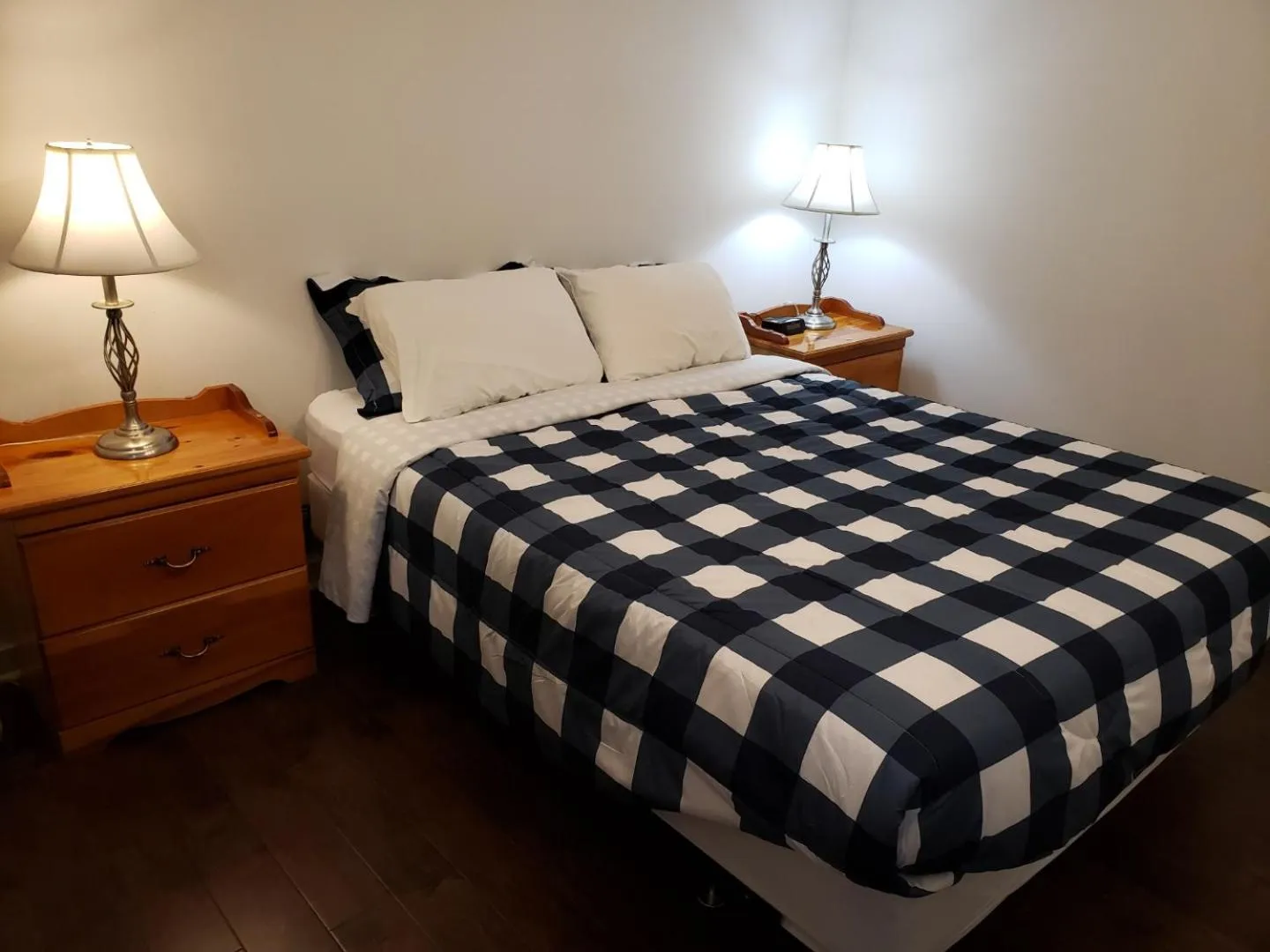 Bed in Scoodic Motel