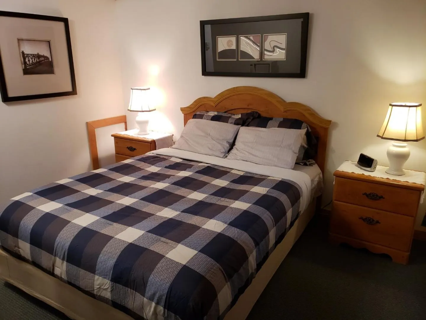 Bed in Scoodic Motel