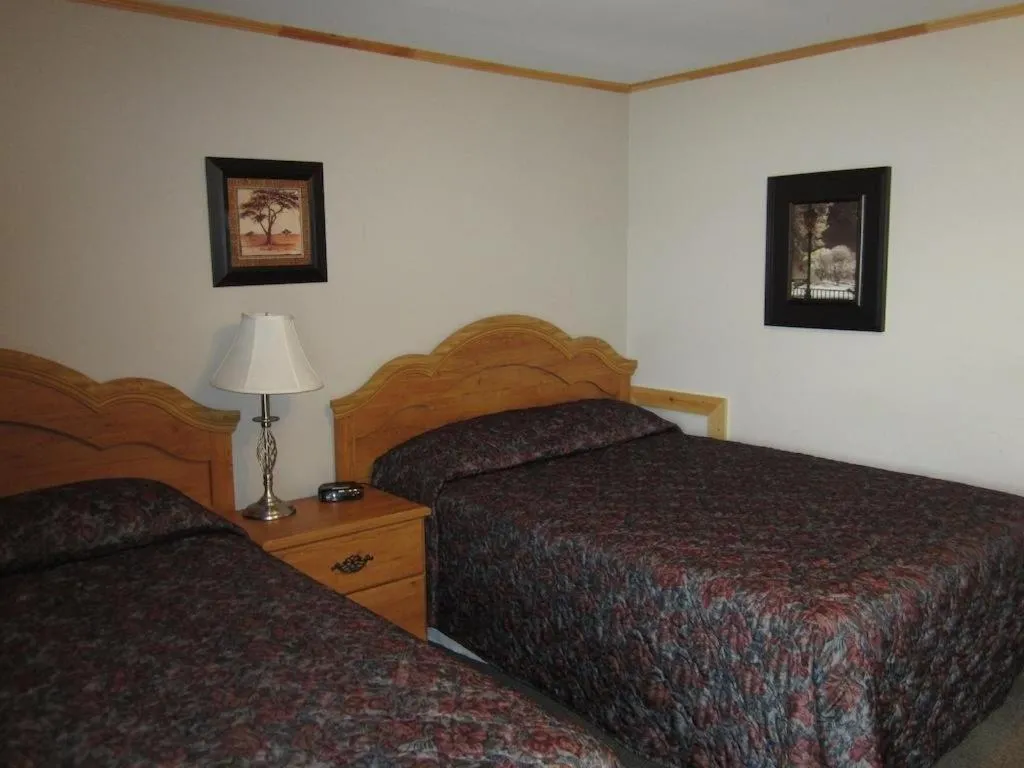 Bed in Scoodic Motel
