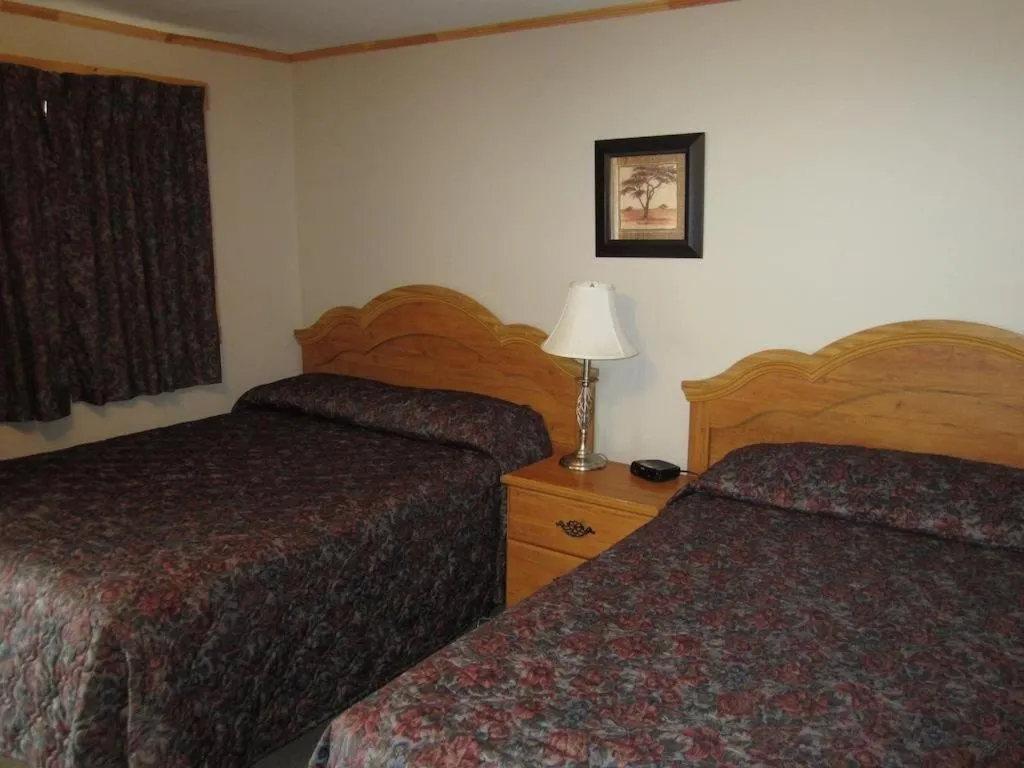 Bed in Scoodic Motel