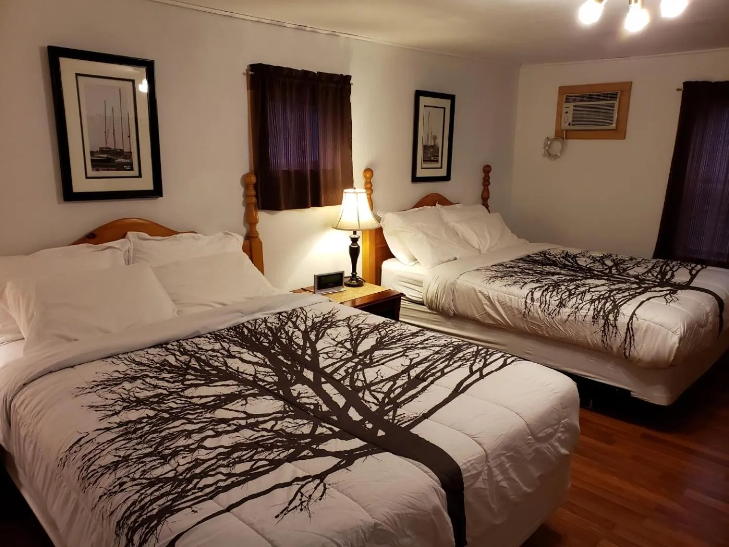 Bed in Scoodic Motel