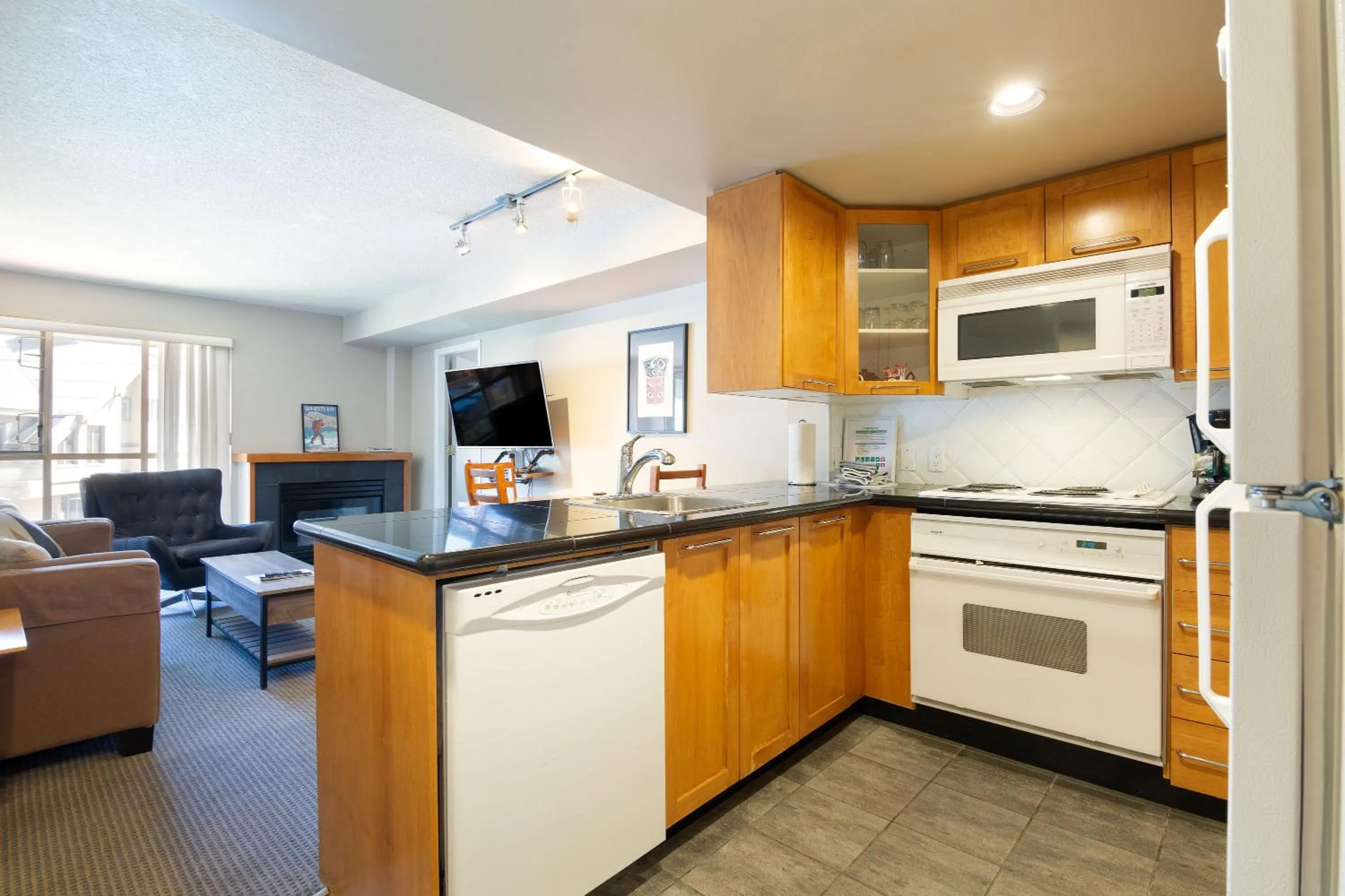 Kitchen or kitchenette in Whistler Village Centre by LaTour Hotels and Resorts